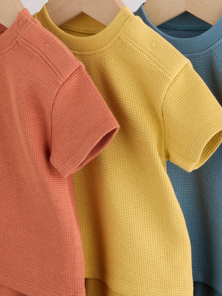 Orange/Blue/Yellow Tops and Shorts 6 Piece Baby Set (0mths-2yrs)