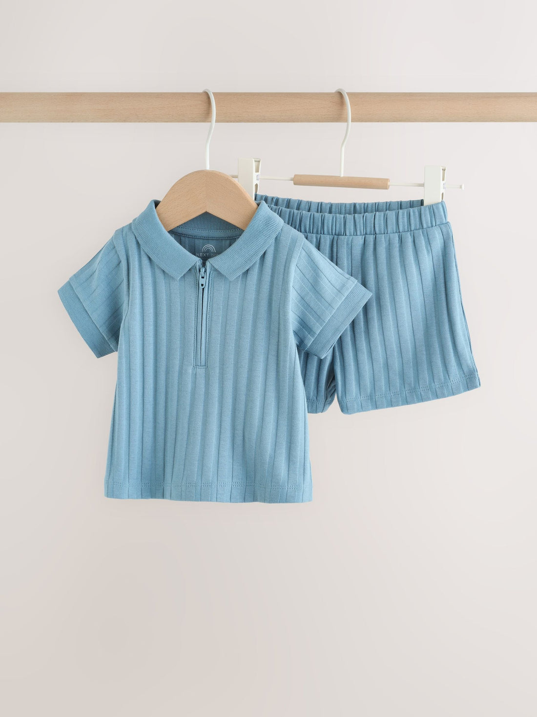 Blue Polo Top and Shorts Baby Set (0mths-2yrs)