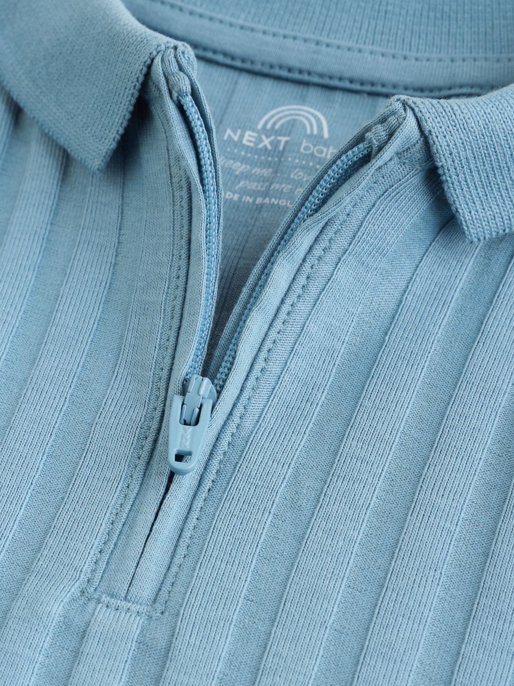Blue Polo Top and Shorts Baby Set (0mths-2yrs)