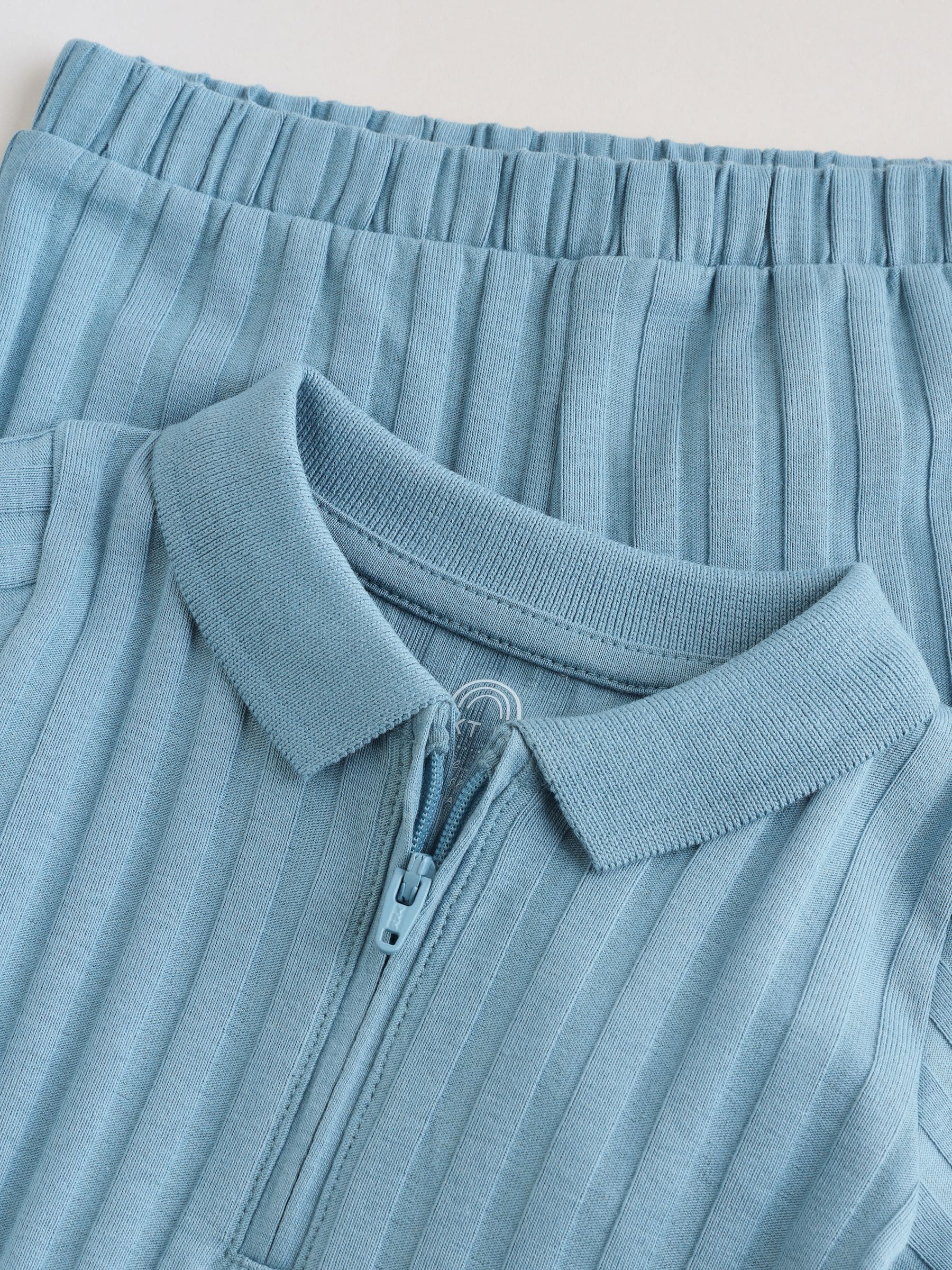 Blue Polo Top and Shorts Baby Set (0mths-2yrs)