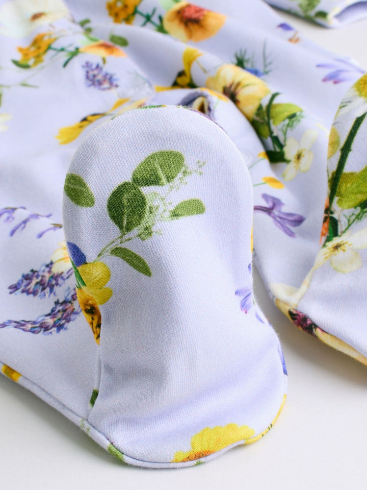 Lilac Purple Baby Sleepsuits 3 Pack (0mths-2yrs)