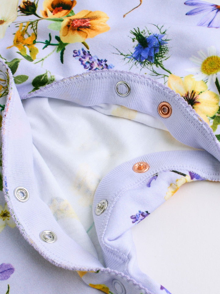 Lilac Purple Baby Sleepsuits 3 Pack (0mths-2yrs)