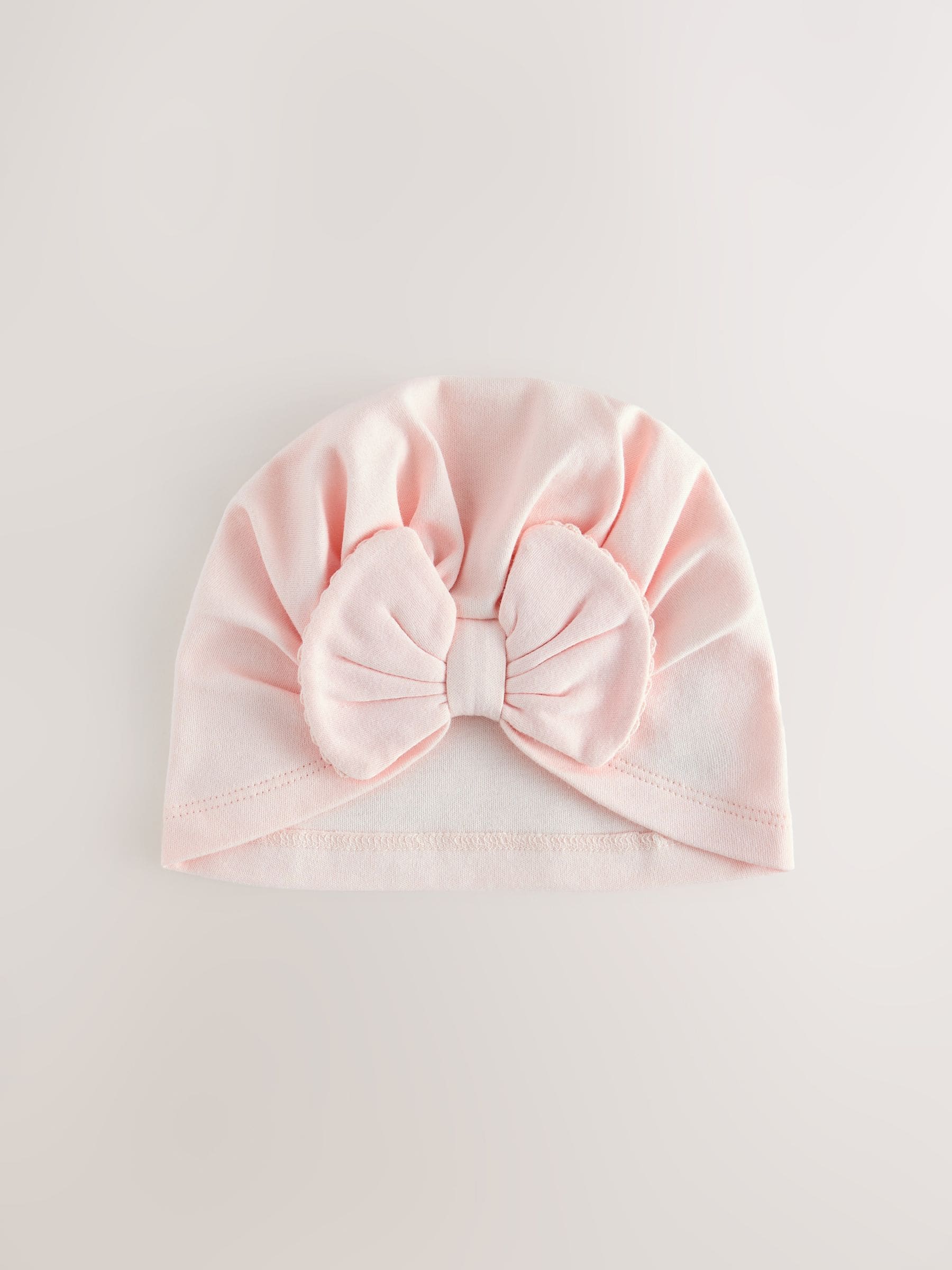 Pink/White Baby Turbans 2 Pack (0-18mths)