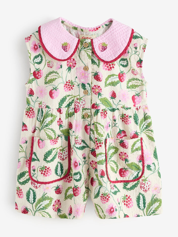 Green/Pink Cath Kidston Playsuit (3mths-10yrs)