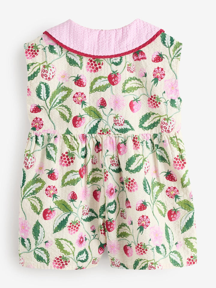 Green/Pink Cath Kidston Playsuit (3mths-10yrs)