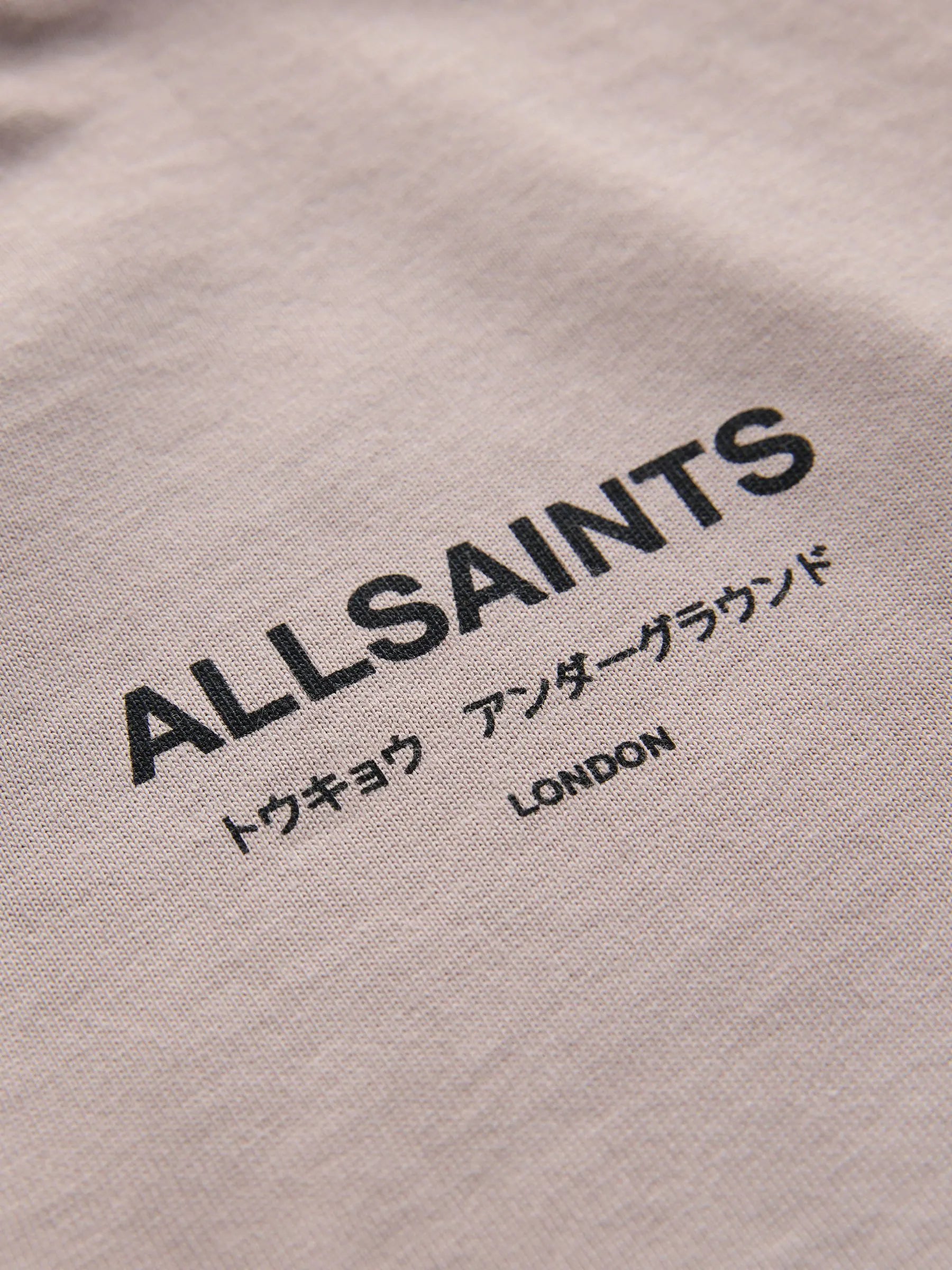 smALLSAINTS Light Brown Oversized Underground Crew Neck Cotton T-Shirt