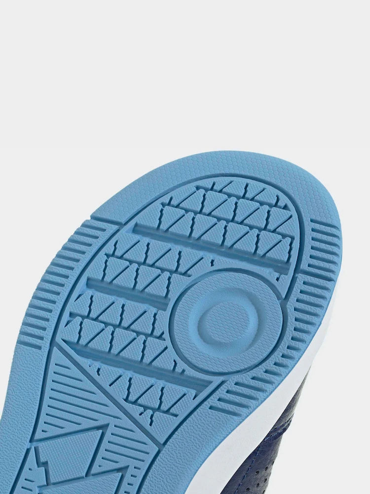 adidas Dark Blue Hook and Loop Tensaur Sport 3.0 Junior Trainers