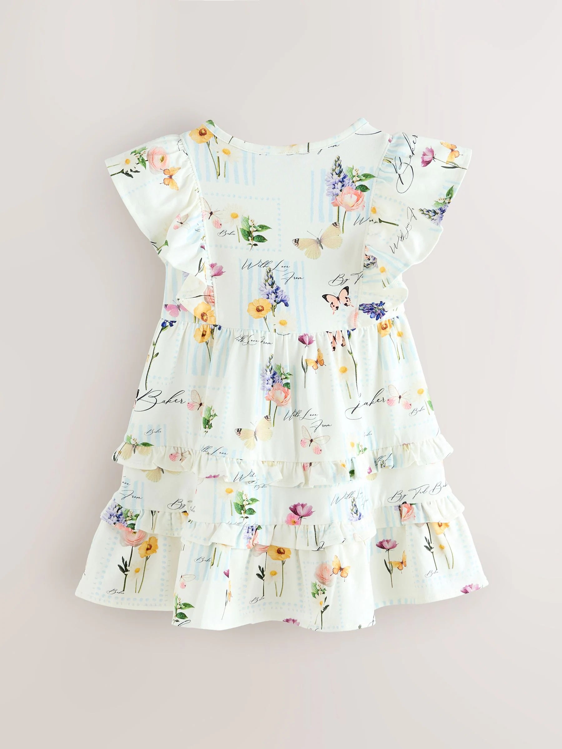 Baker by Ted Baker Printed Ruffle Jersey Dresses 2 Pack