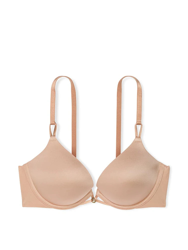 Victoria's Secret Praline Nude Add 2 Cups Push Up Bombshell Bra