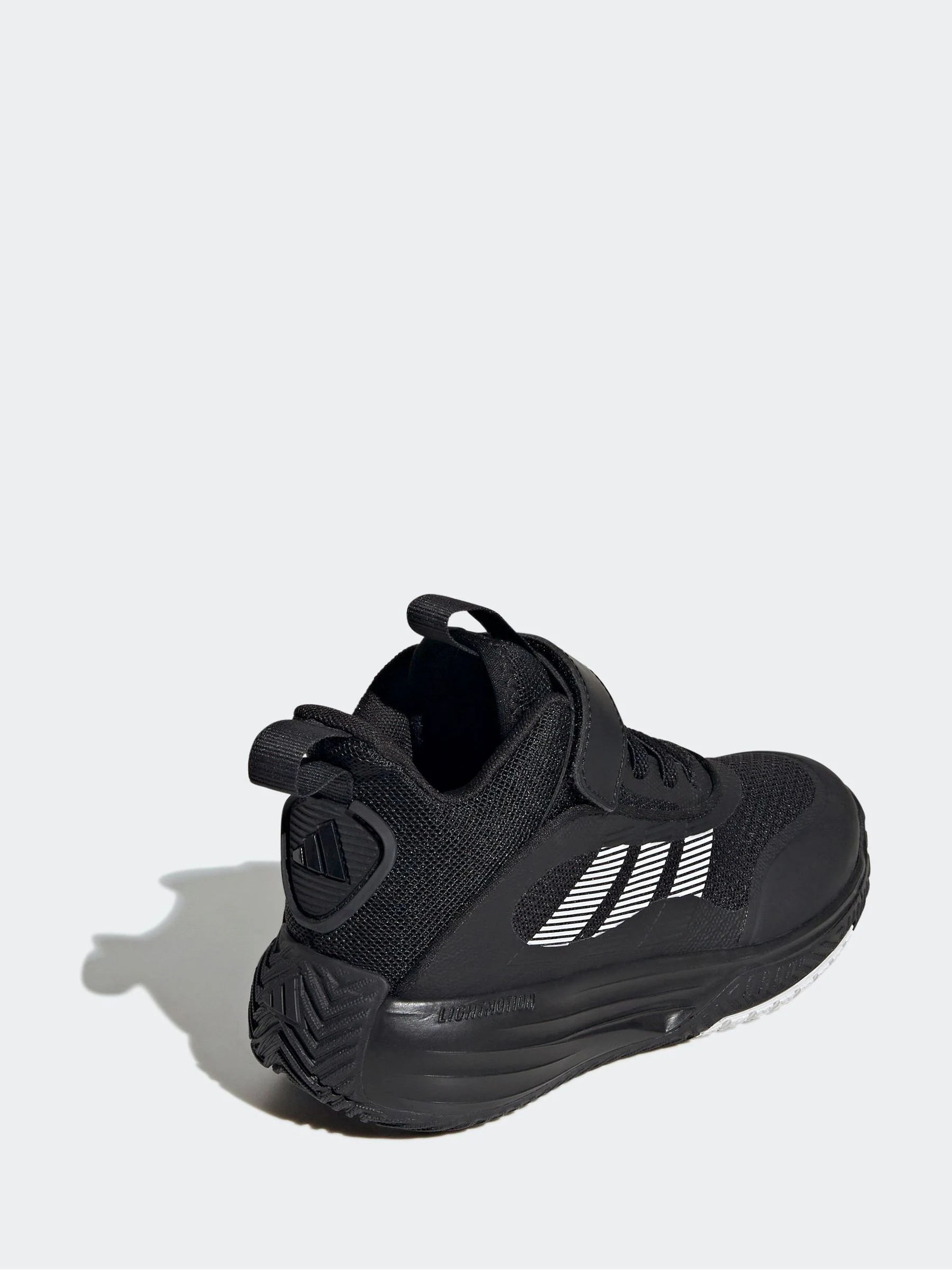 adidas Black Ownthegame 3.0 Kids Trainers