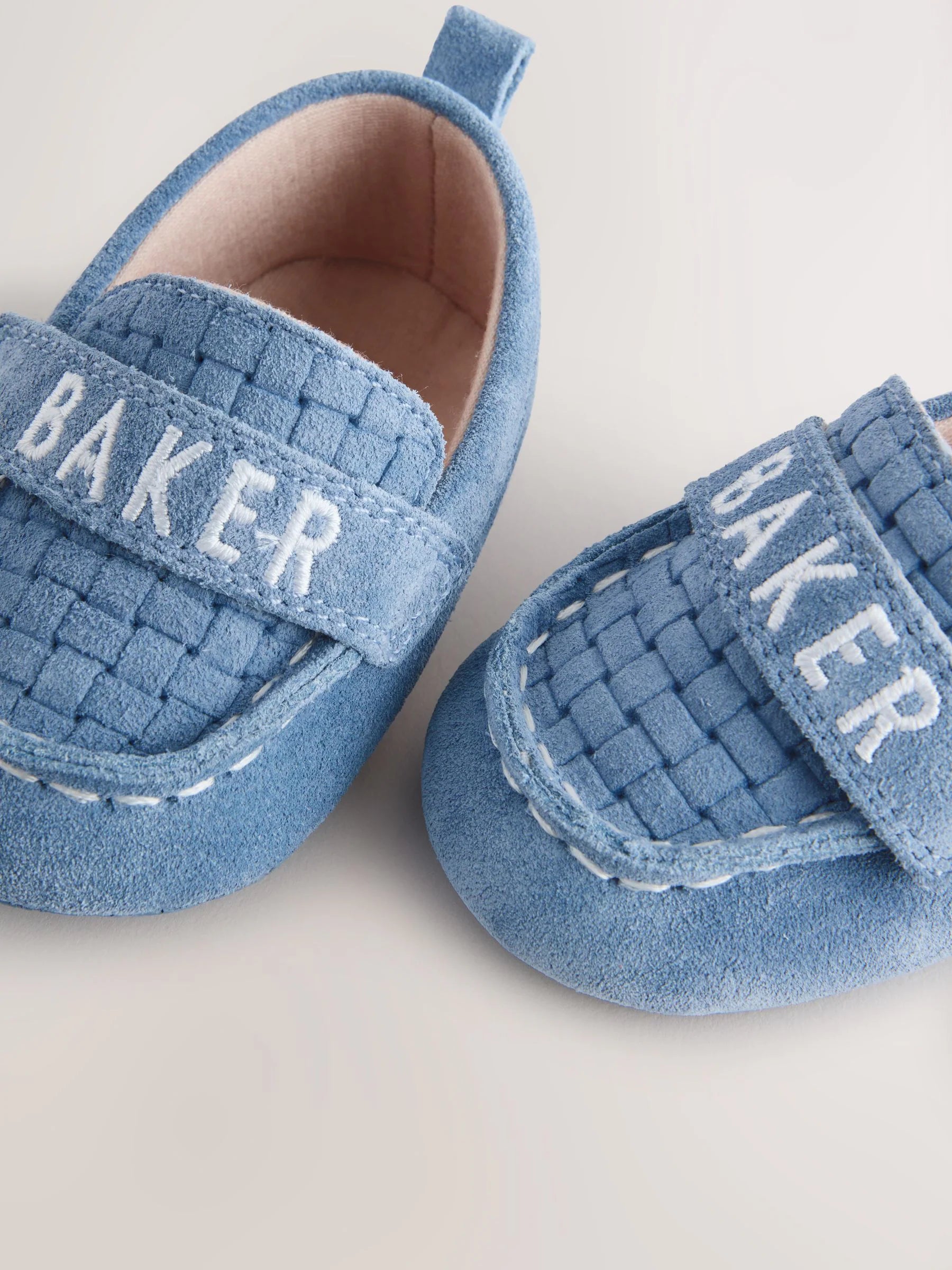 Blue Weave Baker by Ted Baker Baby Padders Loafers