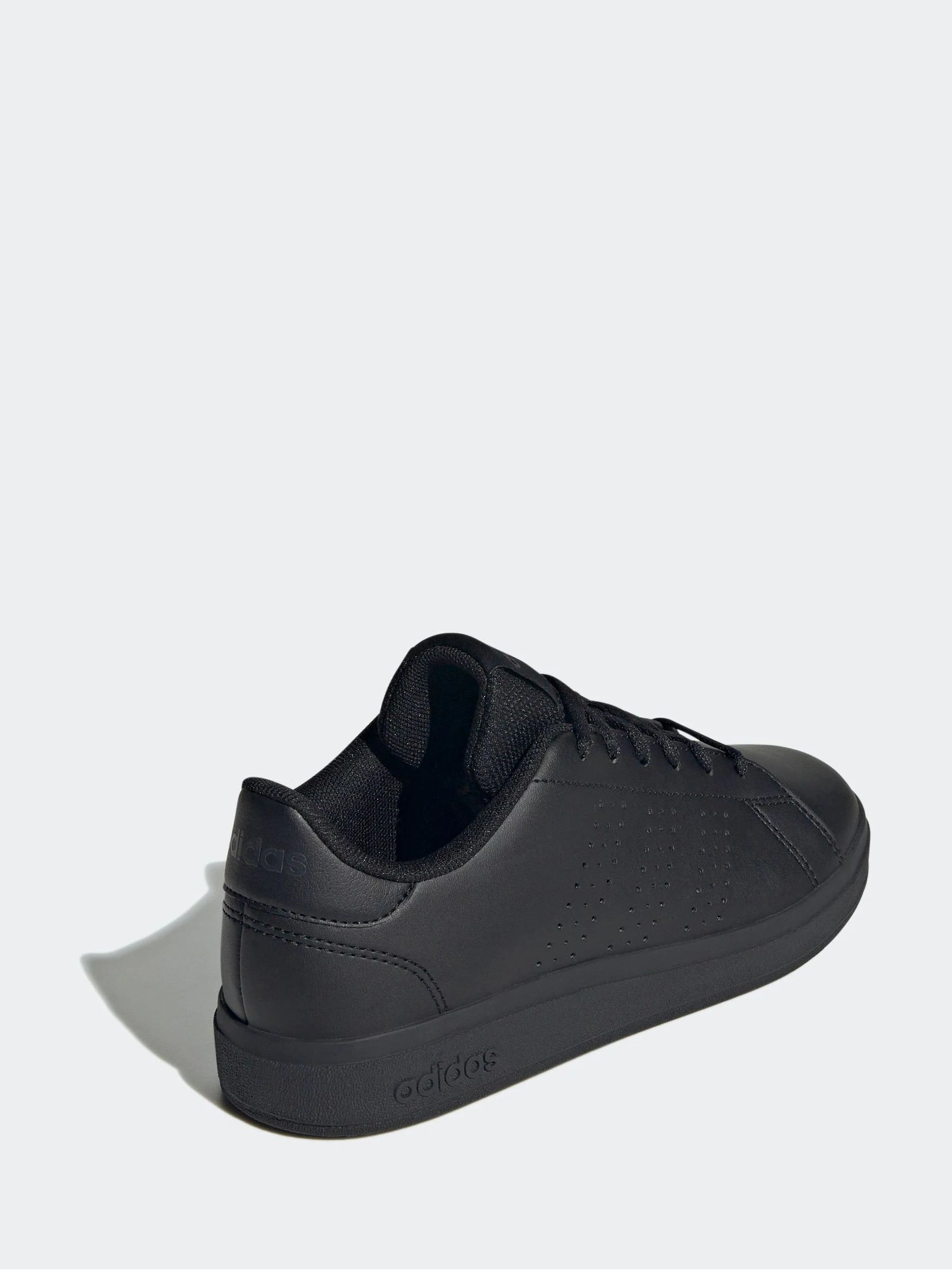 adidas Black Advantage Base 2.0 Lace Junior Trainers