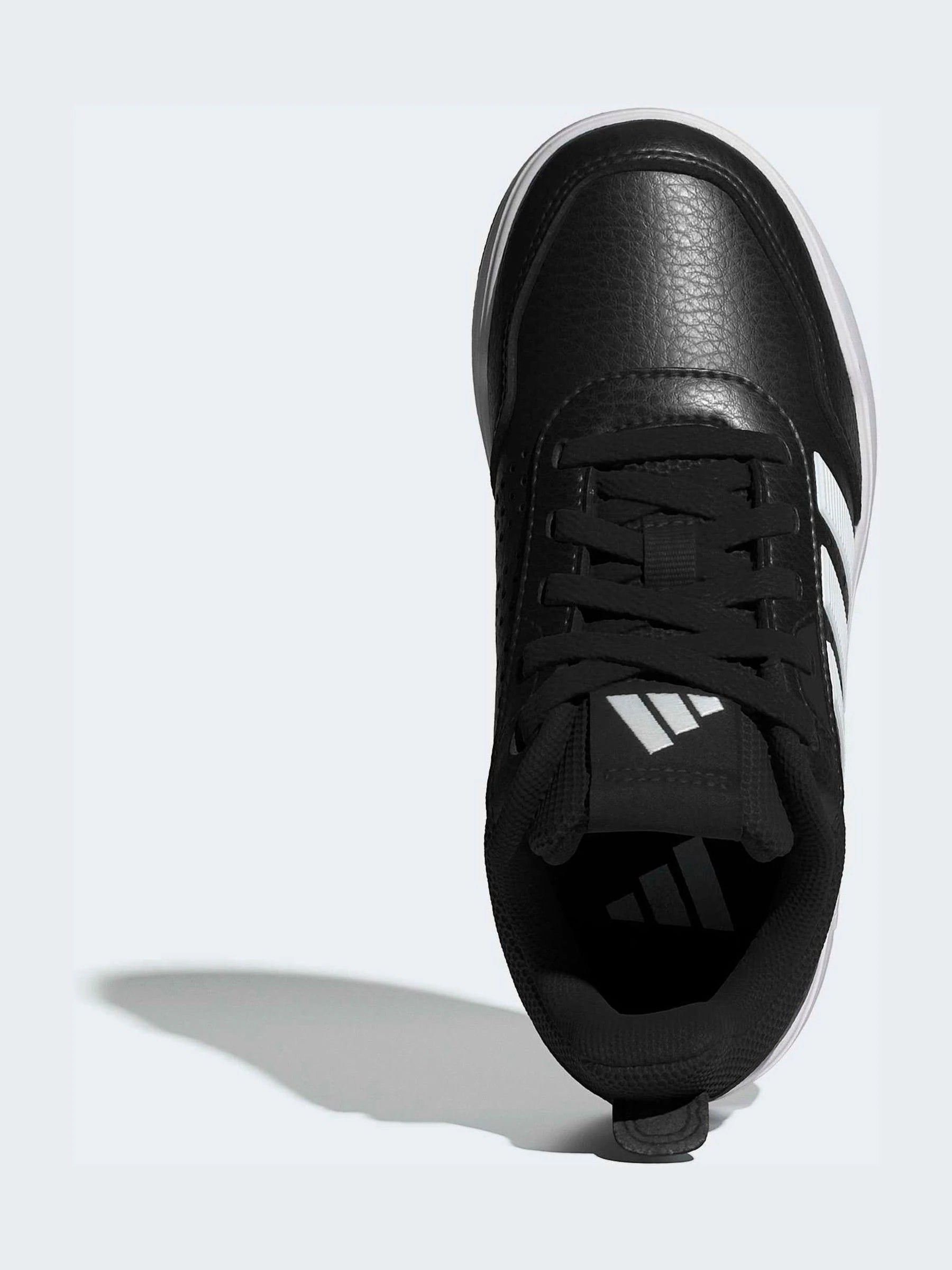 adidas Black Ground/White Hook and Loop Tensaur Sport 3.0 Junior Trainers