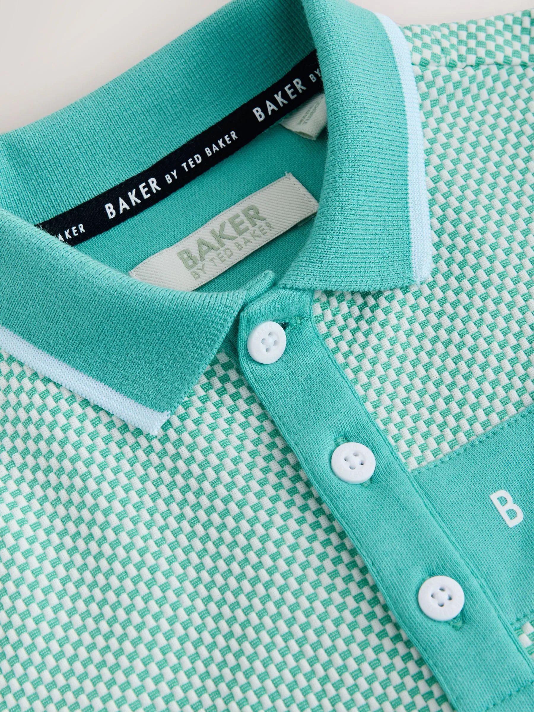 Baker by Ted Baker Textured Polo Shirt and Shorts Set