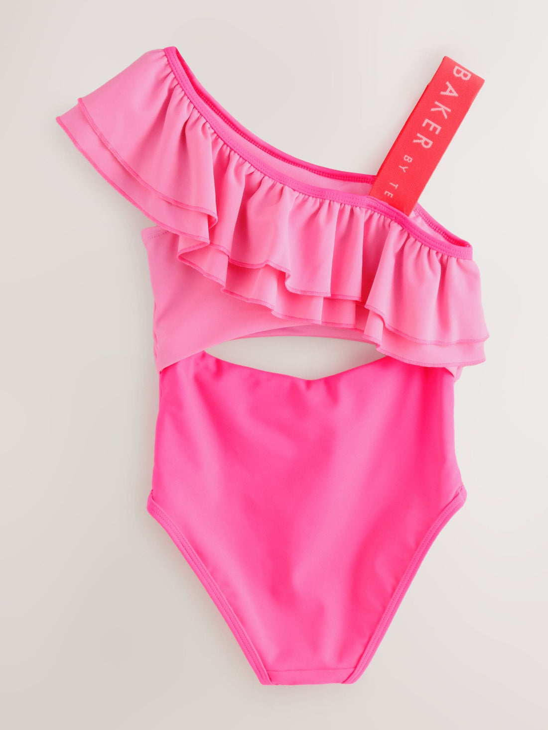 Baker by Ted Baker Pink Frill Swimsuit