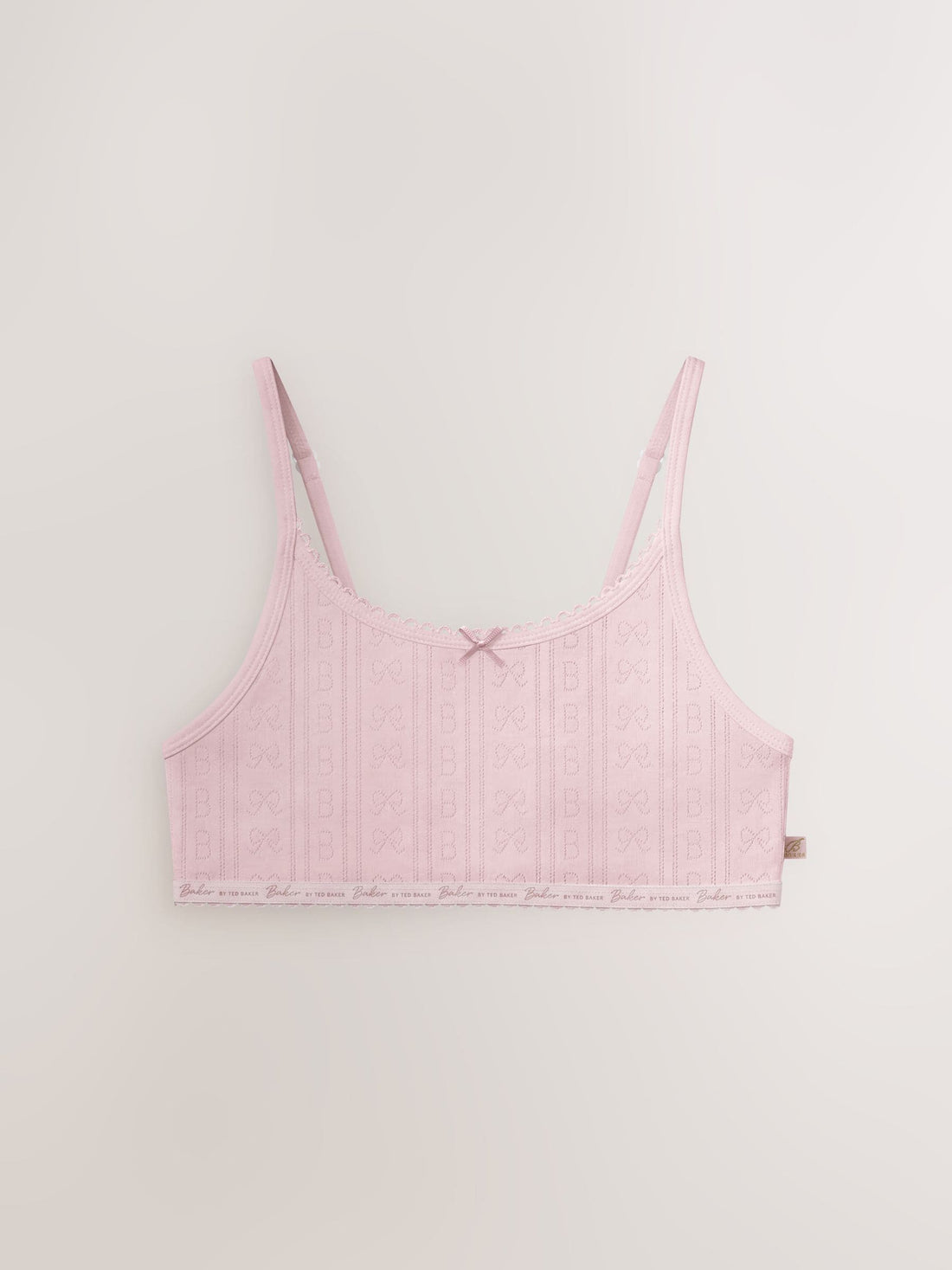 Baker by Ted Baker Multi Pointelle Crop Tops 3 Pack