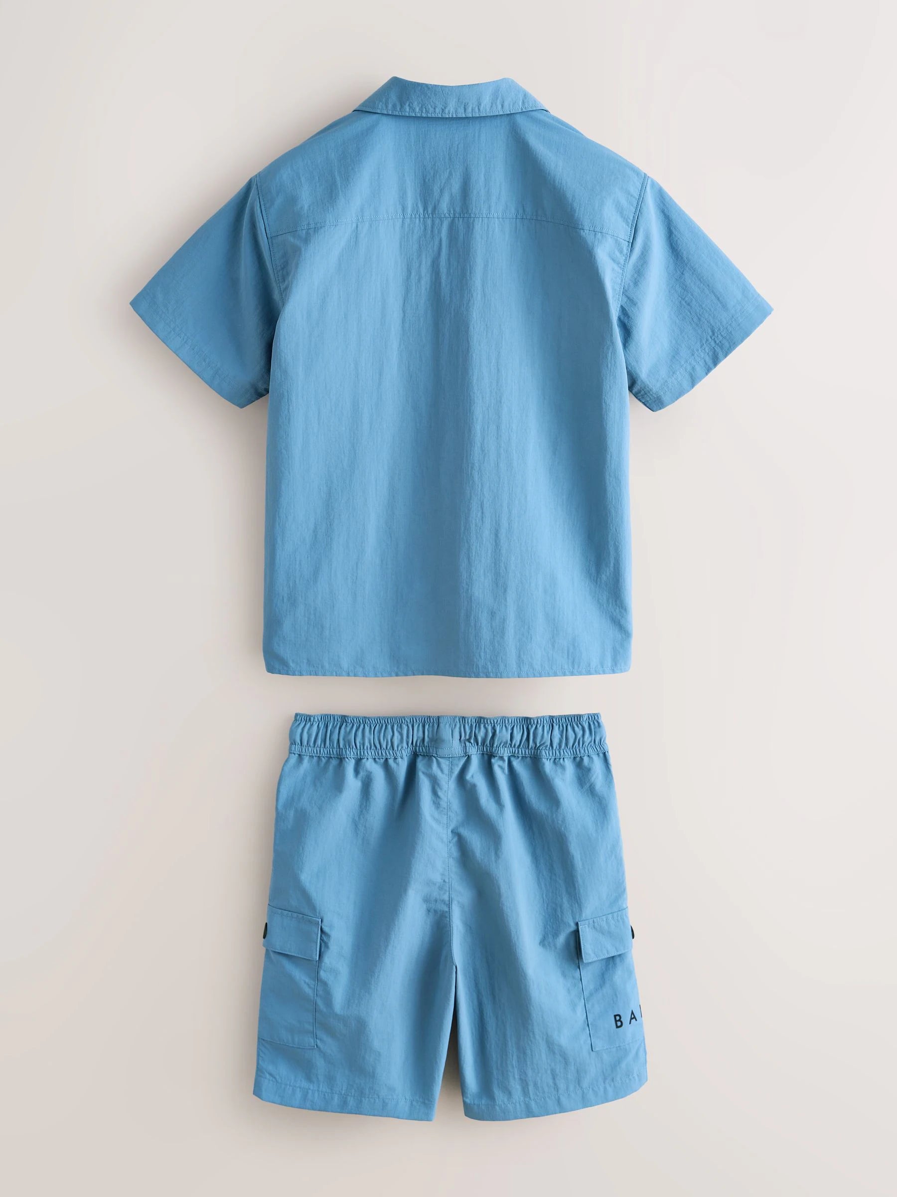 Baker by Ted Baker Blue Shirt, T-Shirt and Shorts Set