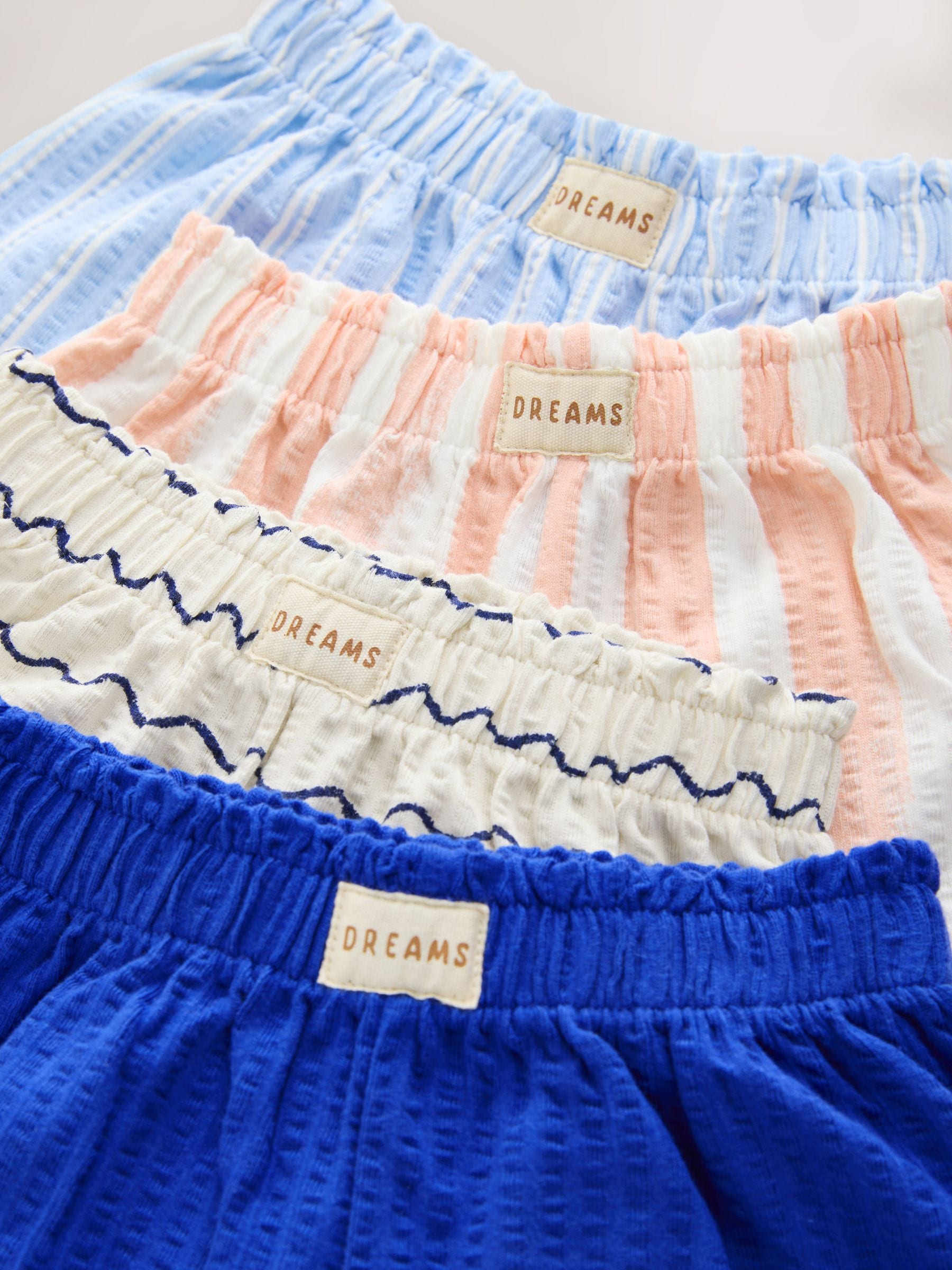Blue/Pink Shorts 4 Pack (3mths-7yrs)
