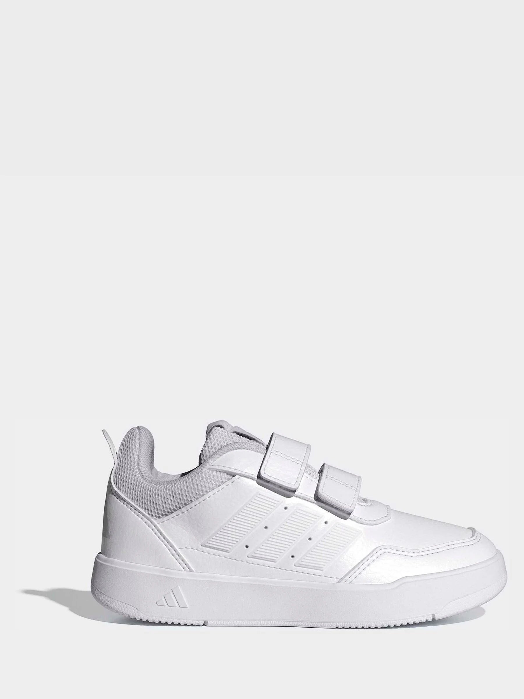 adidas White Hook and Loop Tensaur Sport 3.0 Junior Trainers