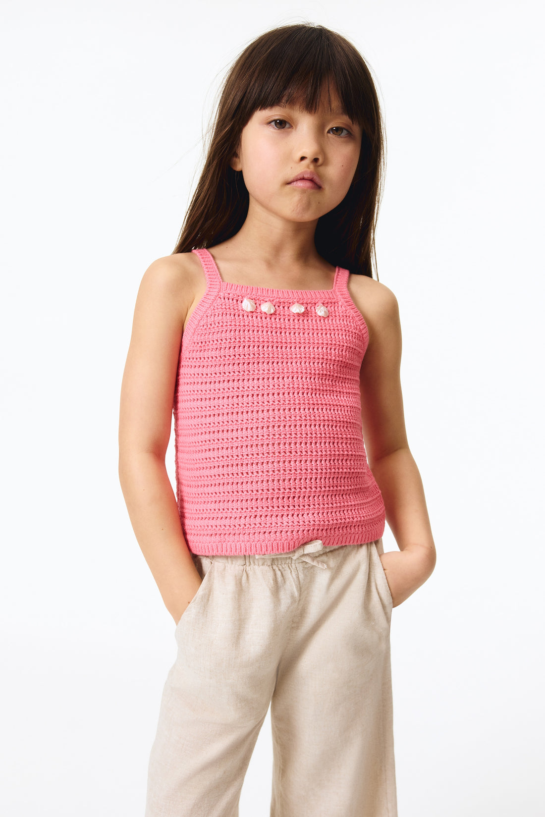 Embellished Knit Top
