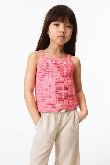 Embellished Knit Top