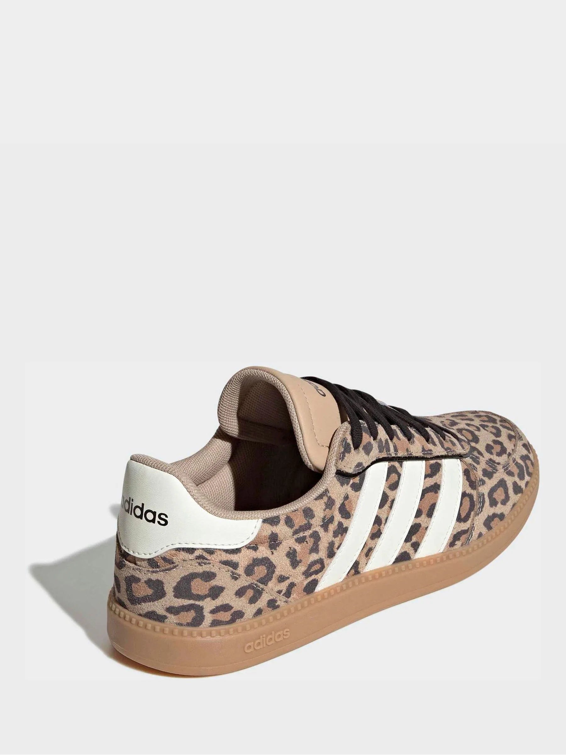 adidas Brown Leopard Print Breaknet Sleek Trainers