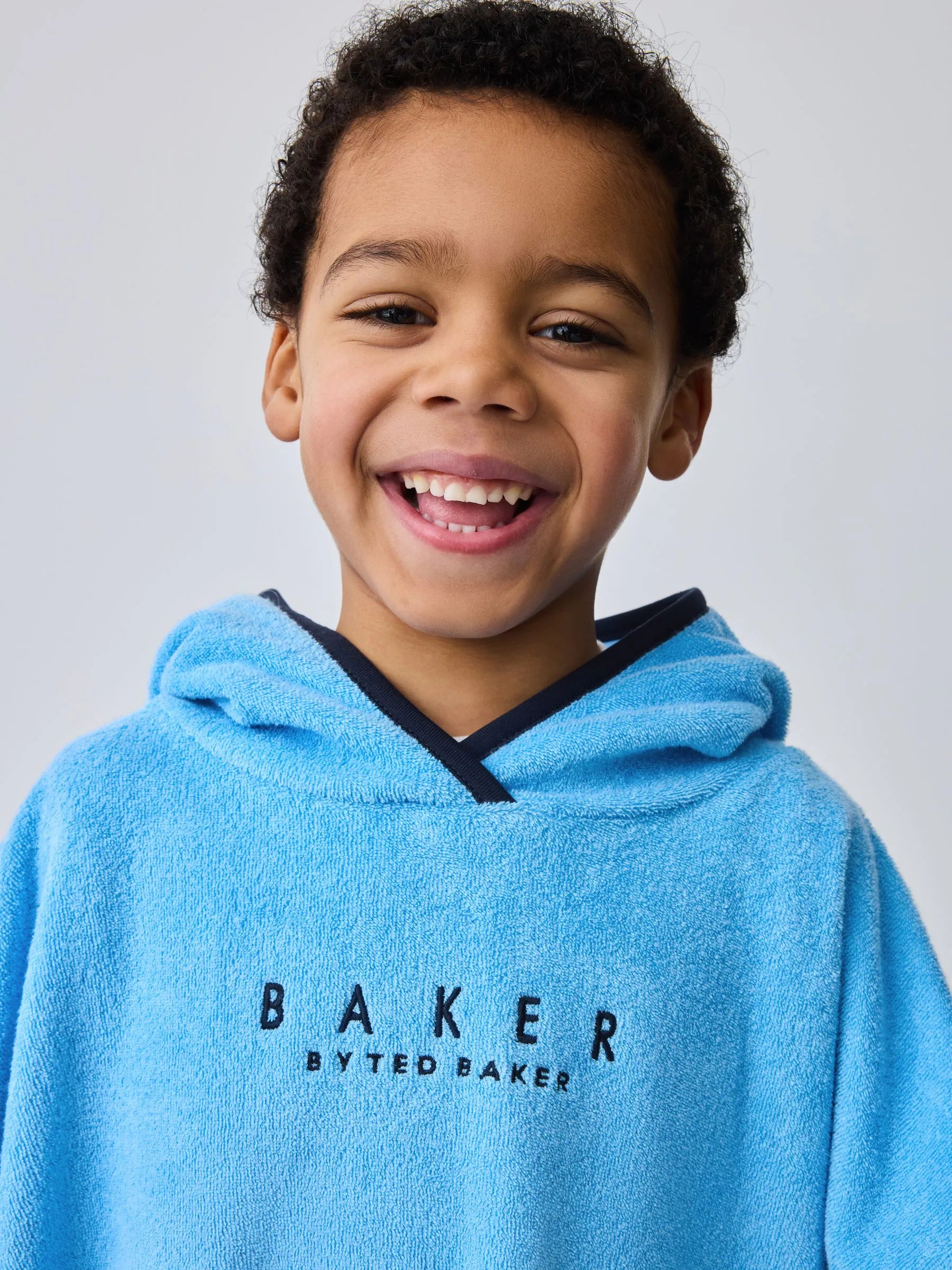 Baker by Ted Baker Blue Towelling Poncho