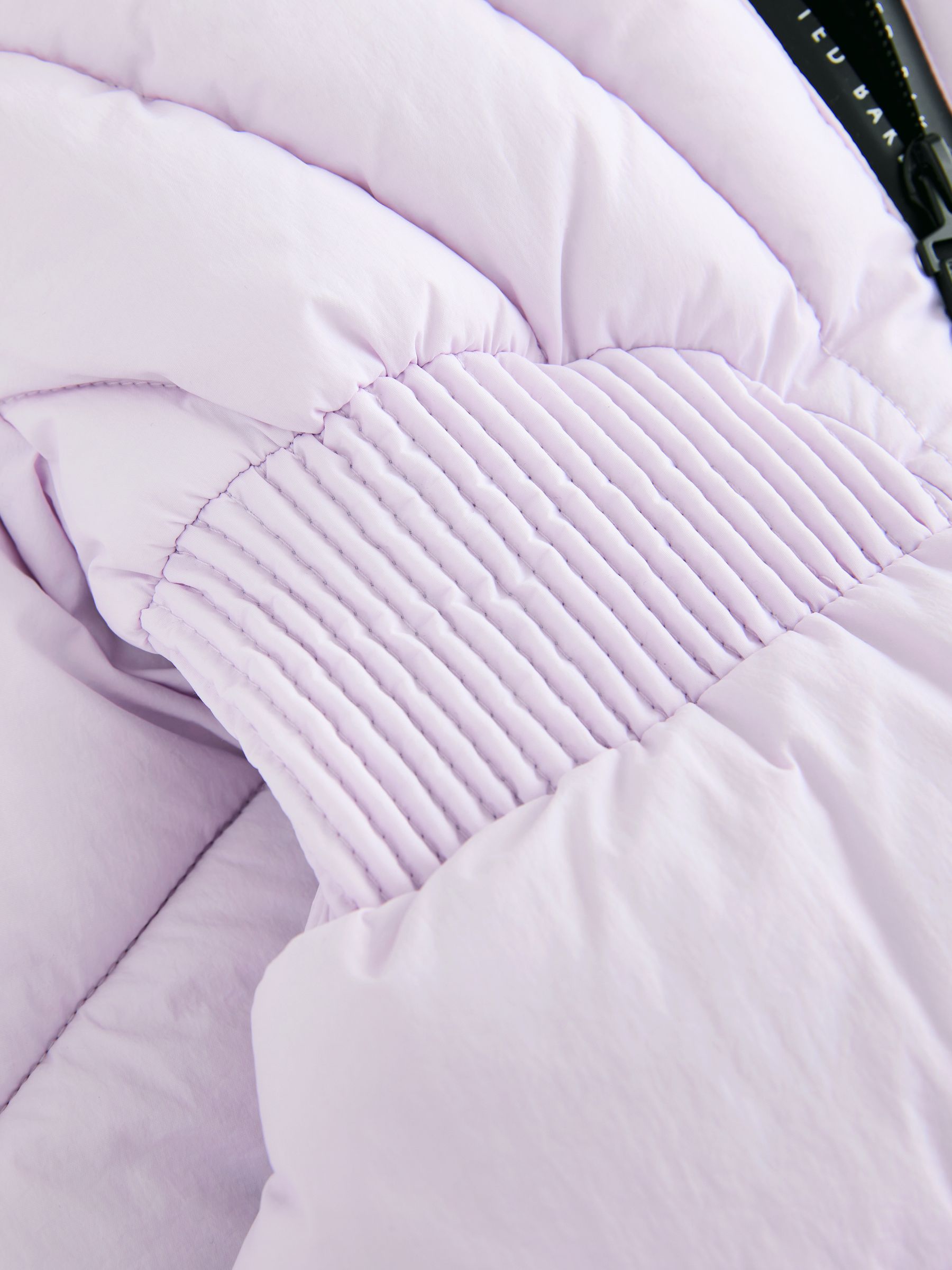 Baker by Ted Baker Shower Resistant Lilac Shirred Padded Coat