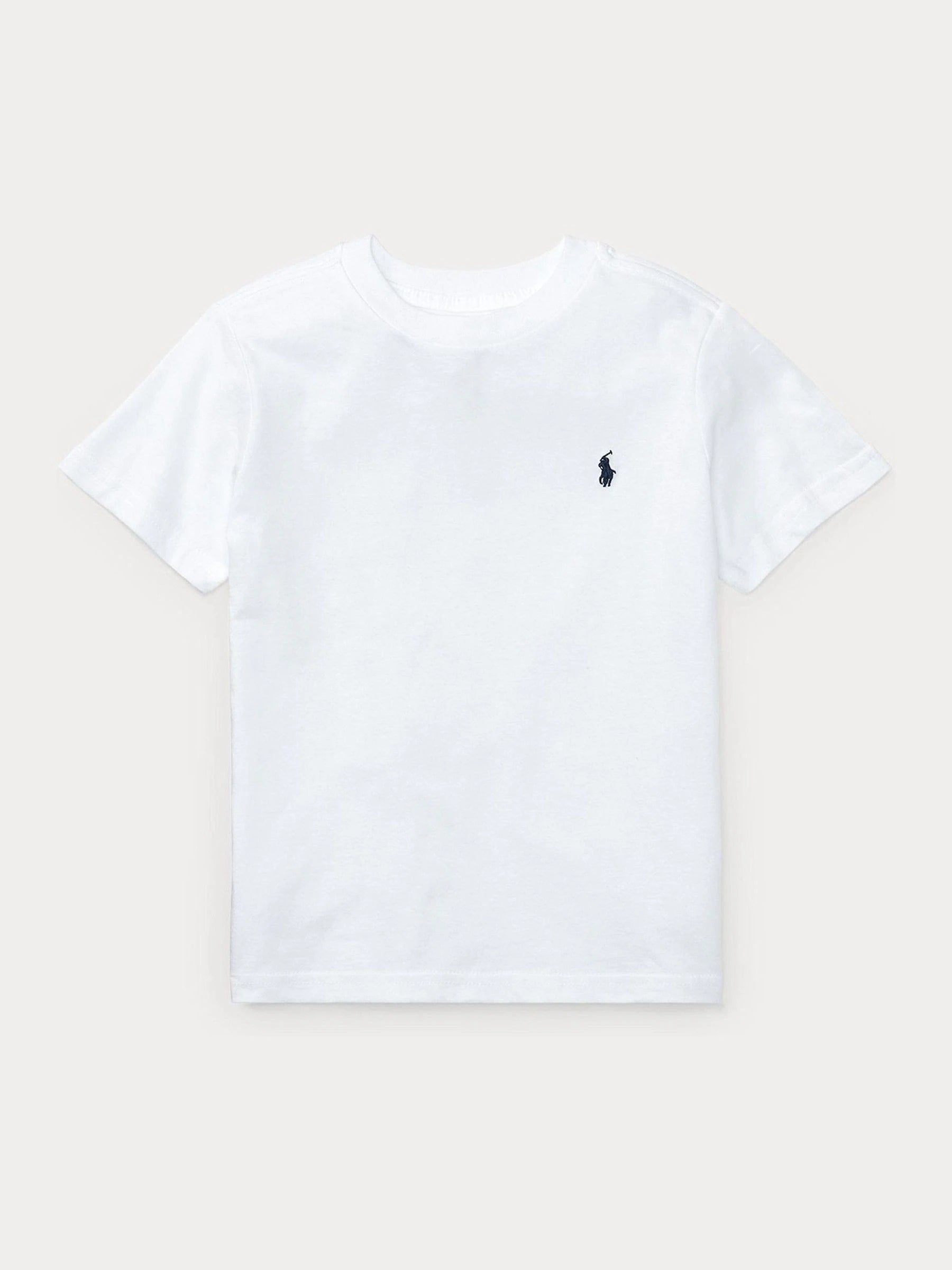 Polo Ralph Lauren White Jersey Short Sleeve T-Shirt