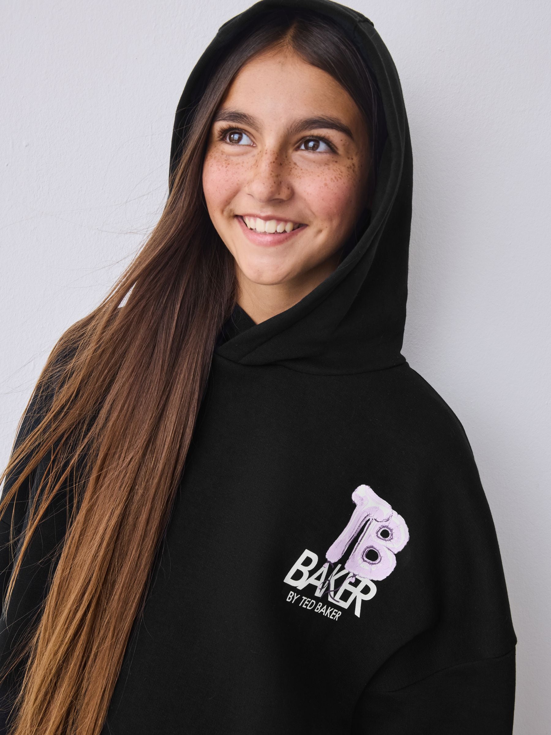 Baker by Ted Baker Oversized Back Print Hoodie