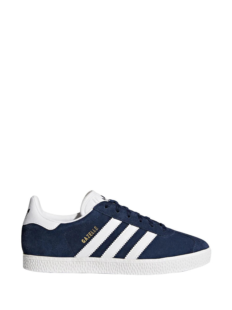 adidas Originals Navy/White Gazelle Junior Trainers
