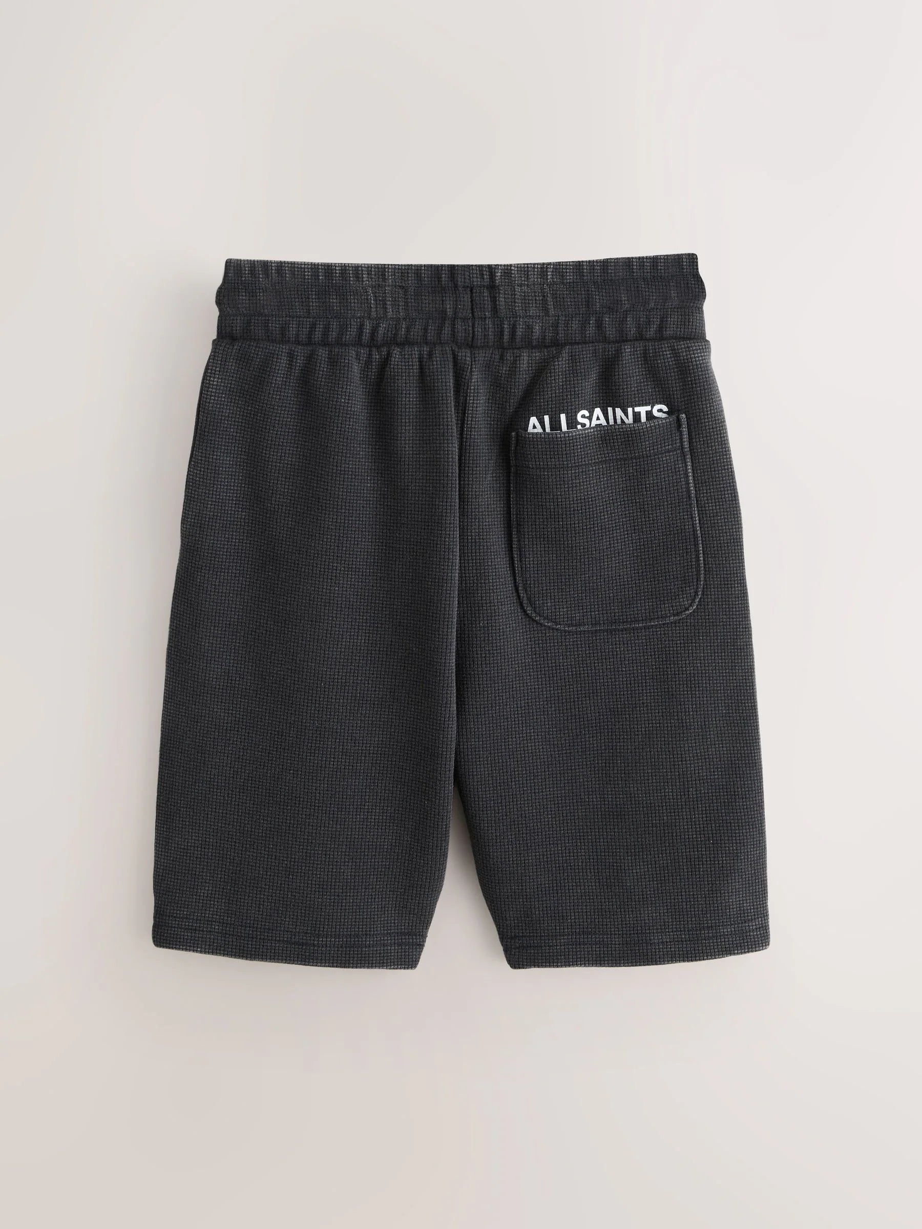 smALLSAINTS Washed Black/Waffle Underground Sweat Shorts