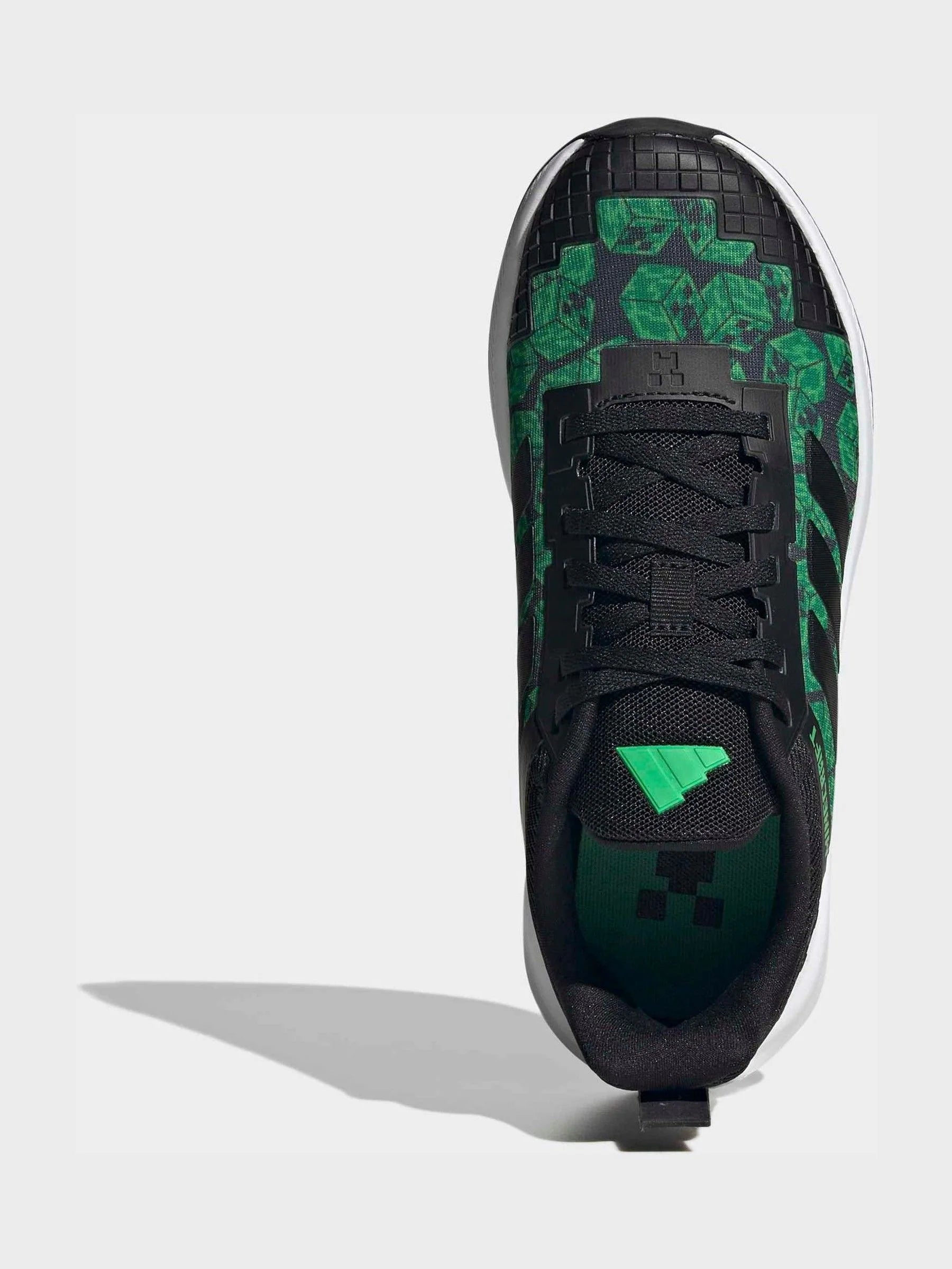 adidas Black Minecraft Fortarun 4.0 Junior Trainers