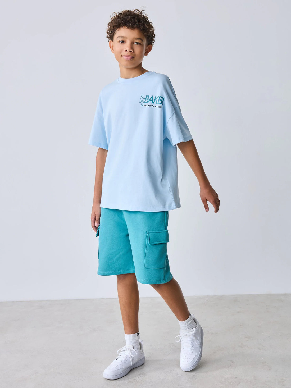Baker by Ted Baker Oversized Graphic T-Shirt and Shorts Set