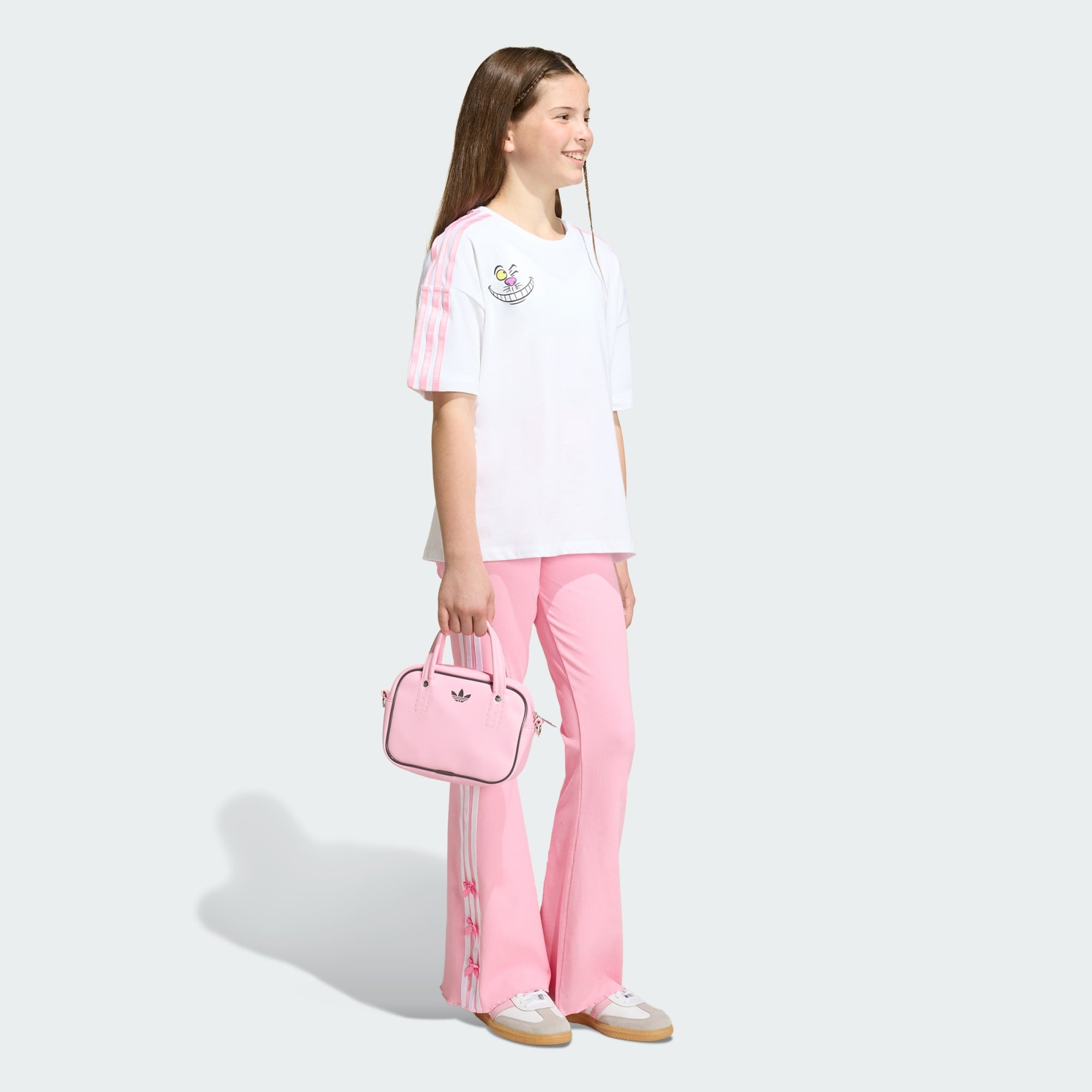 White adidas Disney Loose Batwing T-Shirt