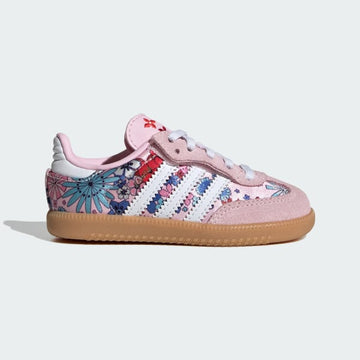 adidas Liberty London Samba OG Comfort Closure Elastic Lace Shoes - Pink