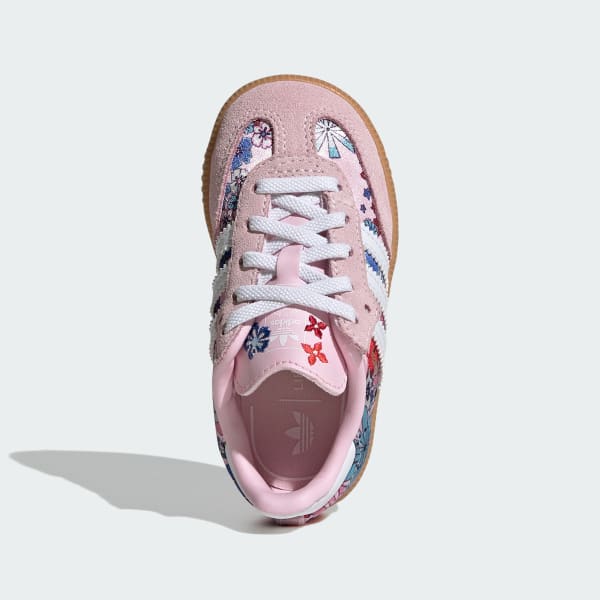 adidas Liberty London Samba OG Comfort Closure Elastic Lace Shoes - Pink