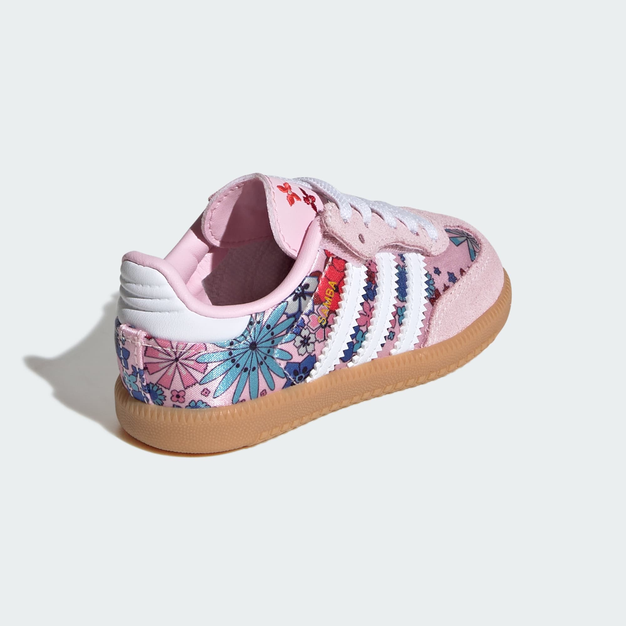 adidas Liberty London Samba OG Comfort Closure Elastic Lace Shoes - Pink