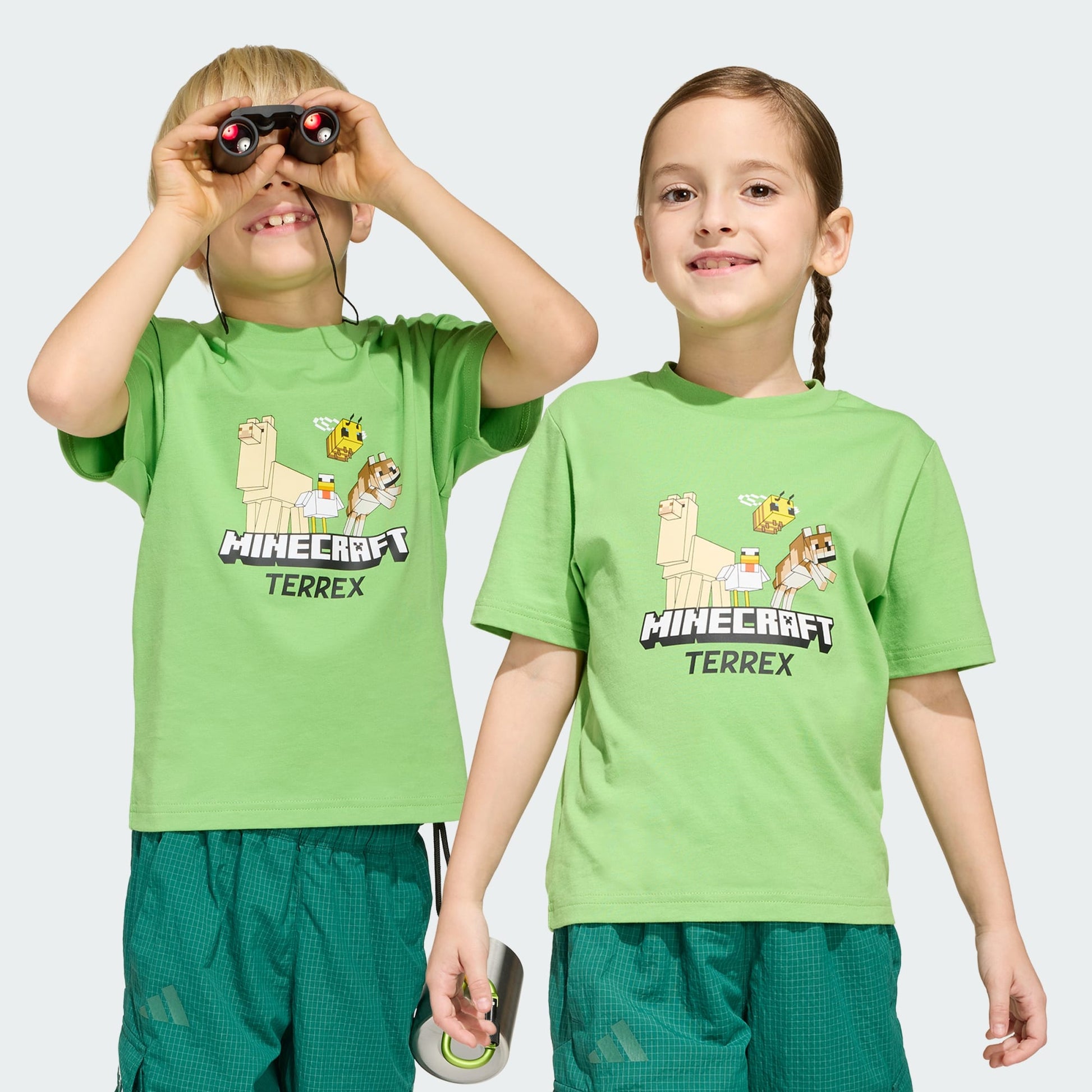 Green adidas Minecraft Terrex T-shirt