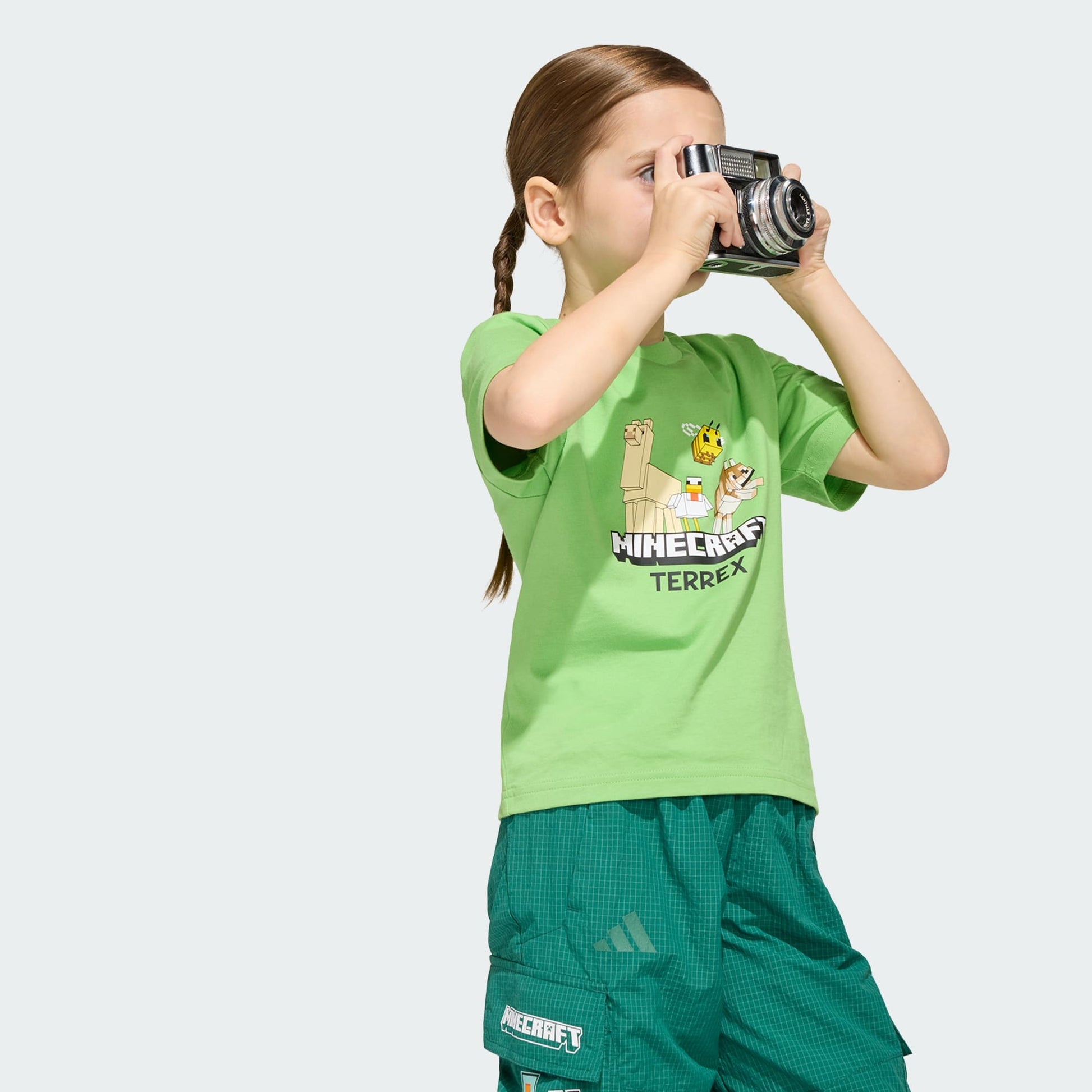 Green adidas Minecraft Terrex T-shirt