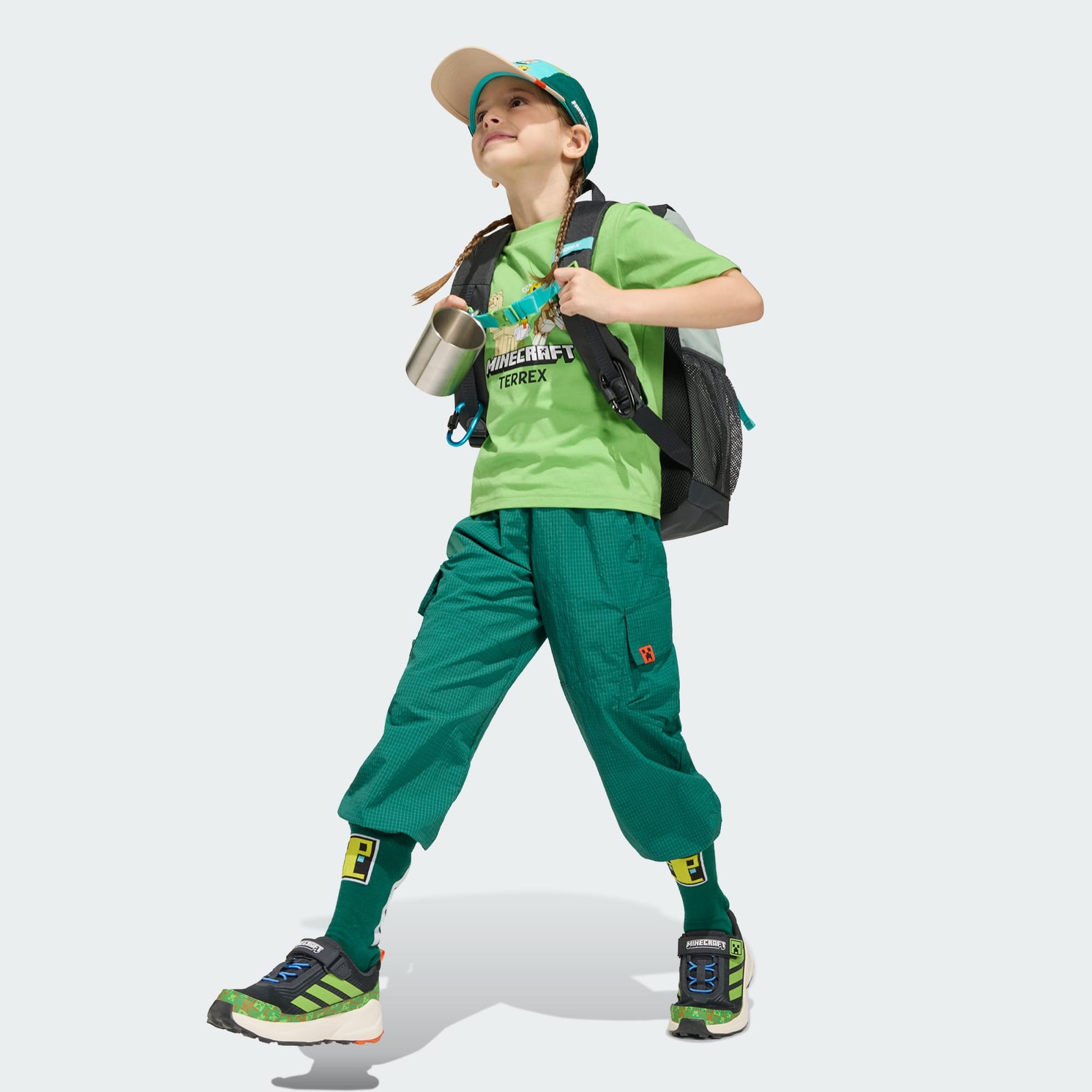 Green adidas Minecraft Terrex T-shirt