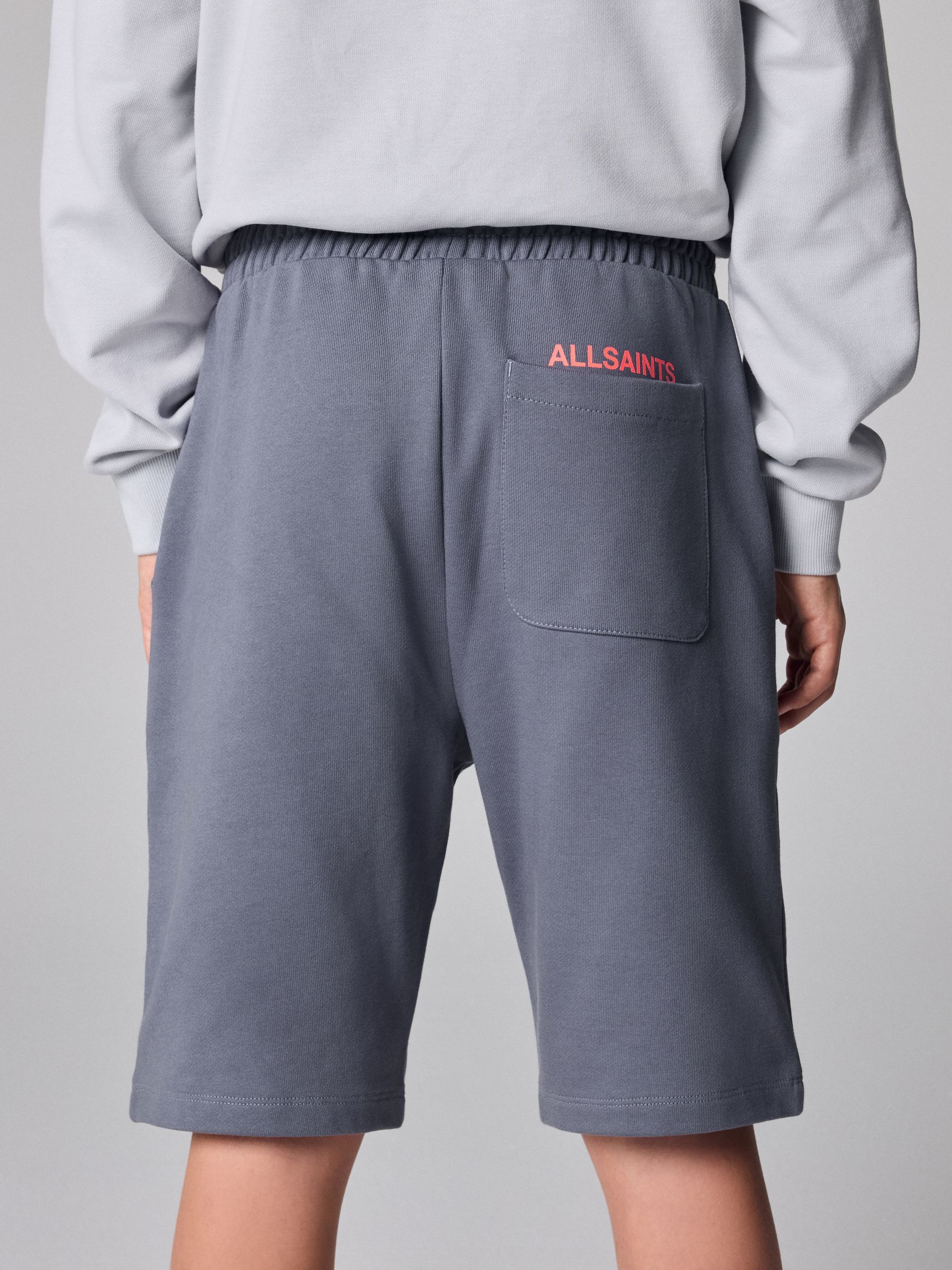 smALLSAINTS Mid Blue Underground Sweat Shorts