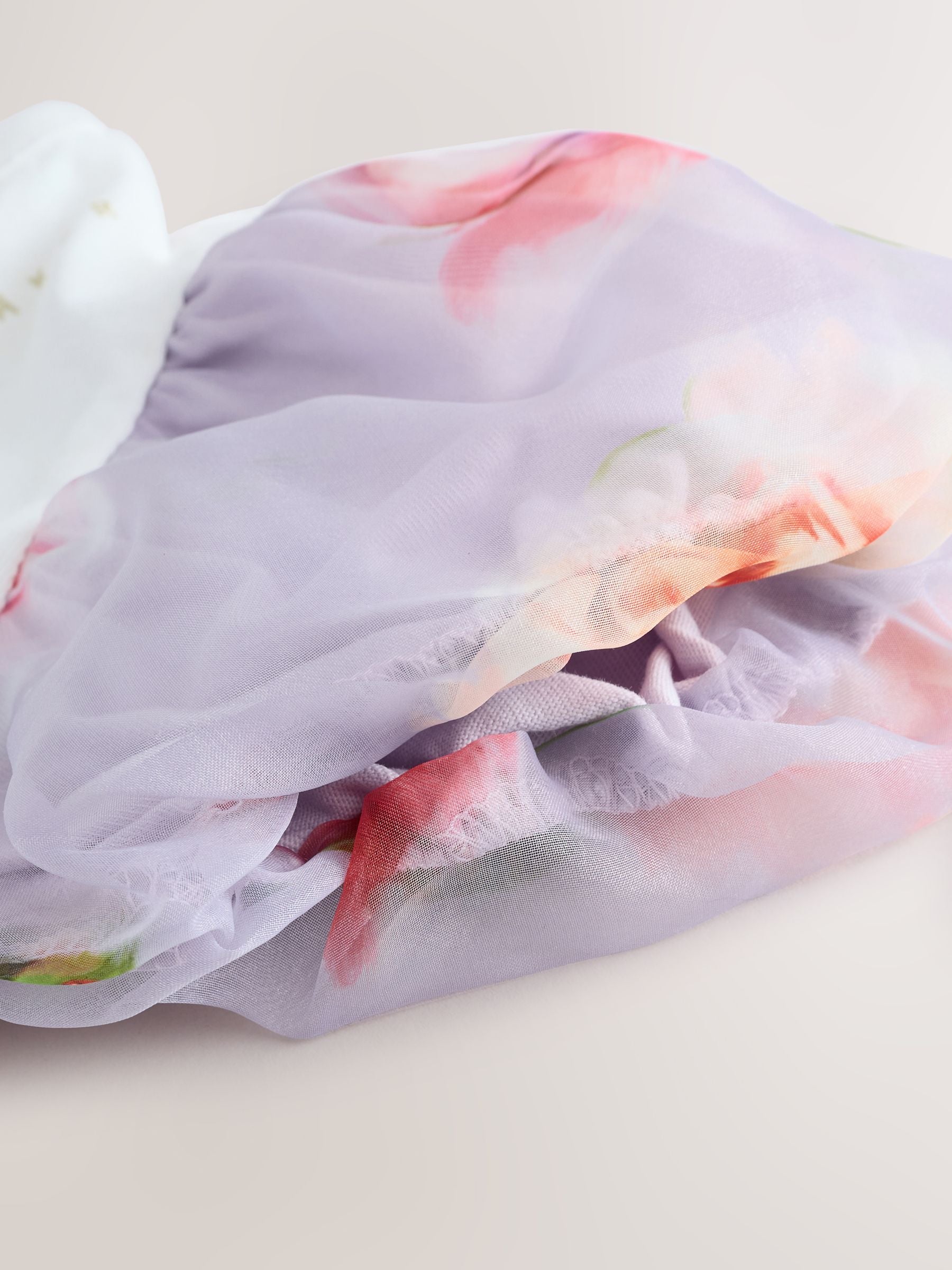 Baker by Ted Baker Organza Sleeve Bow Detail Top & Legging 2 Piece Set