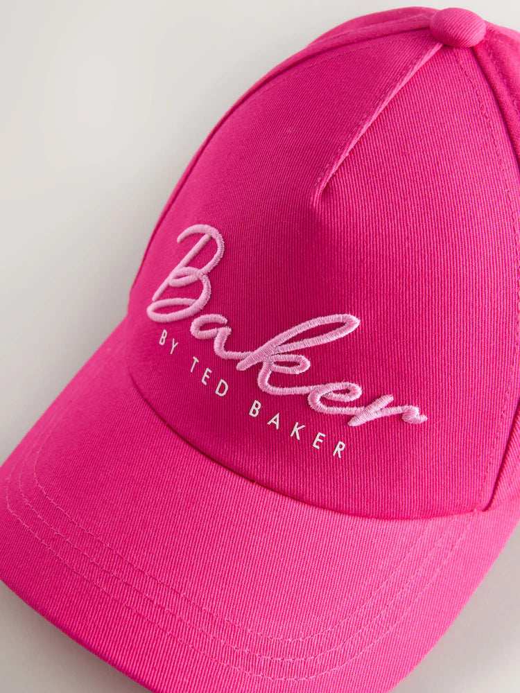Baker by Ted Baker Logo Baseall Floral White Cap