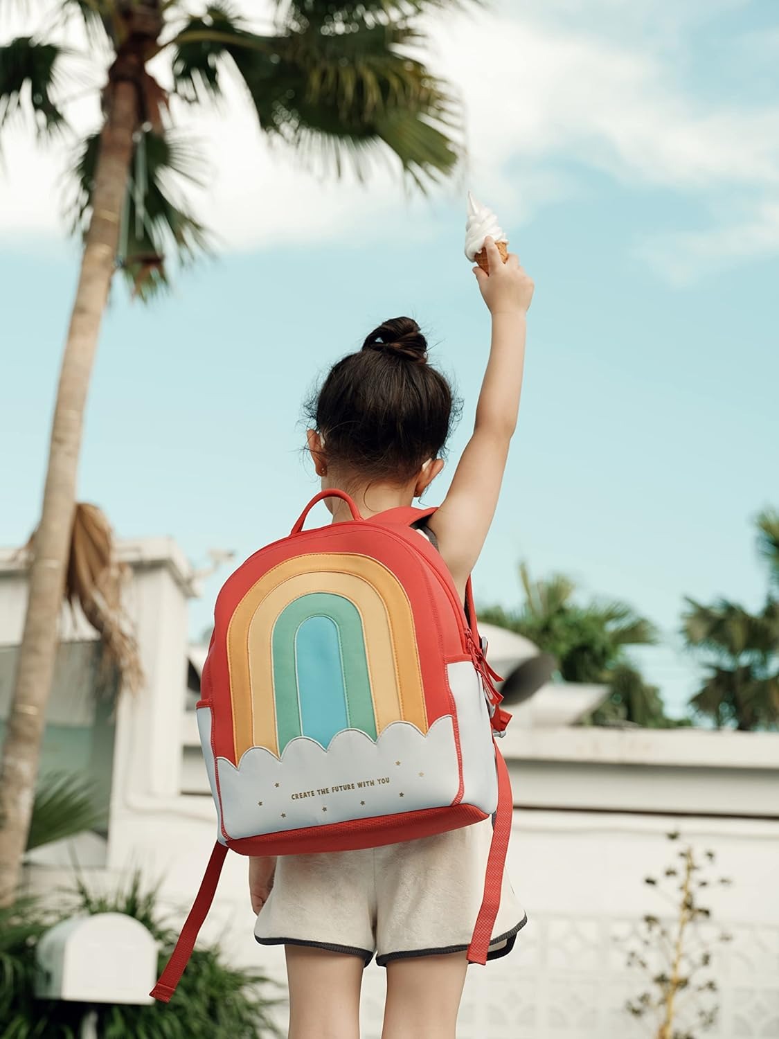 Zoy Series B19 Rainbow Backpack for Kids Zoyzoii