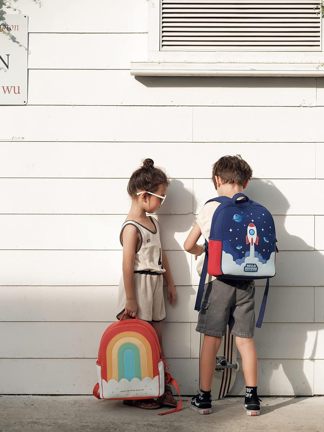 Zoy Series B19 Rainbow Backpack for Kids Zoyzoii
