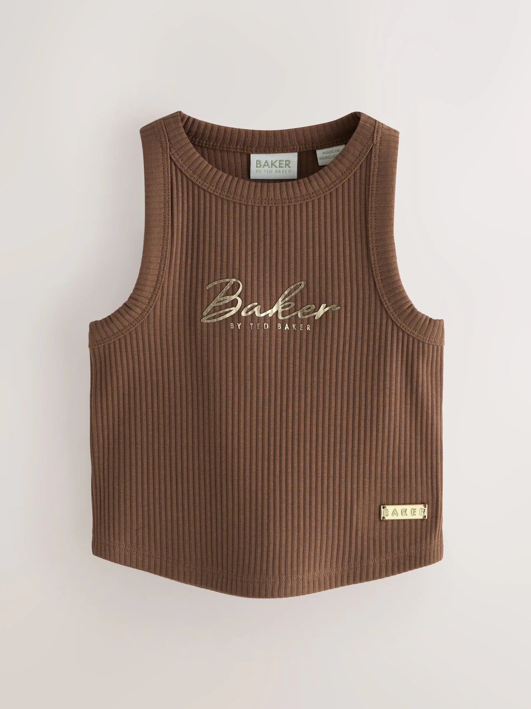 Baker by Ted Baker 3 Pack Ribbed Racer Back Vests
