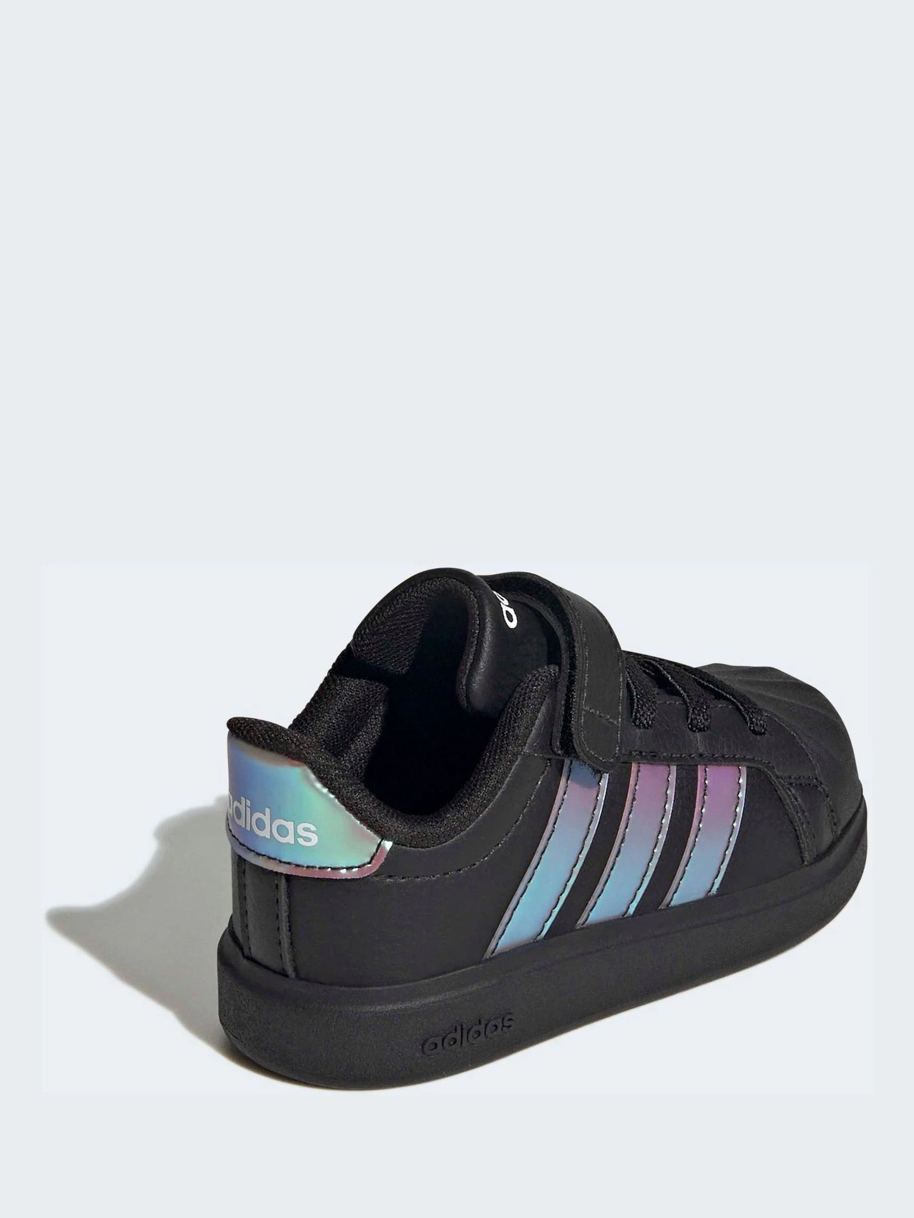 adidas Black Street Talk Infant Trainers
