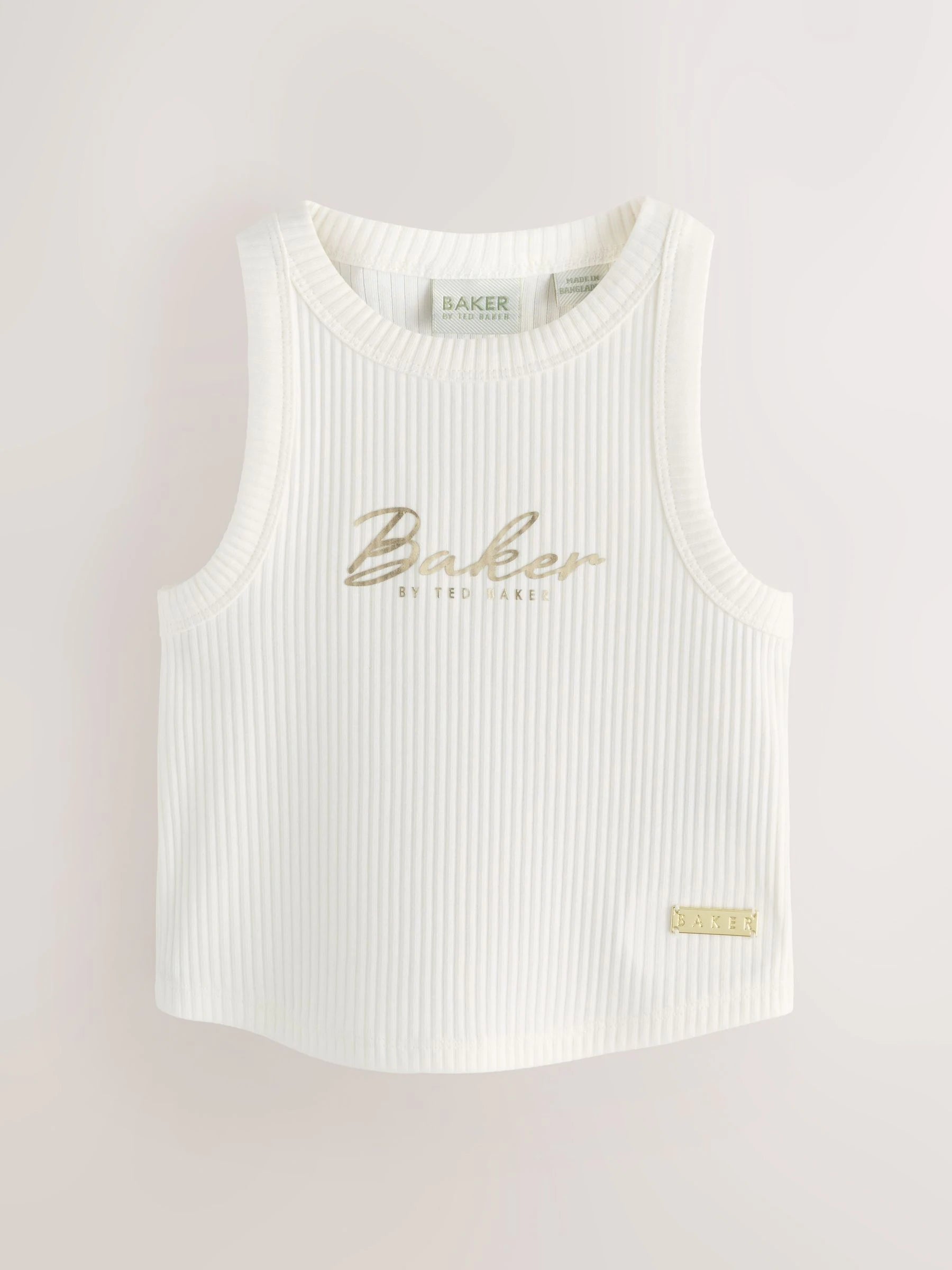 Baker by Ted Baker 3 Pack Ribbed Racer Back Vests