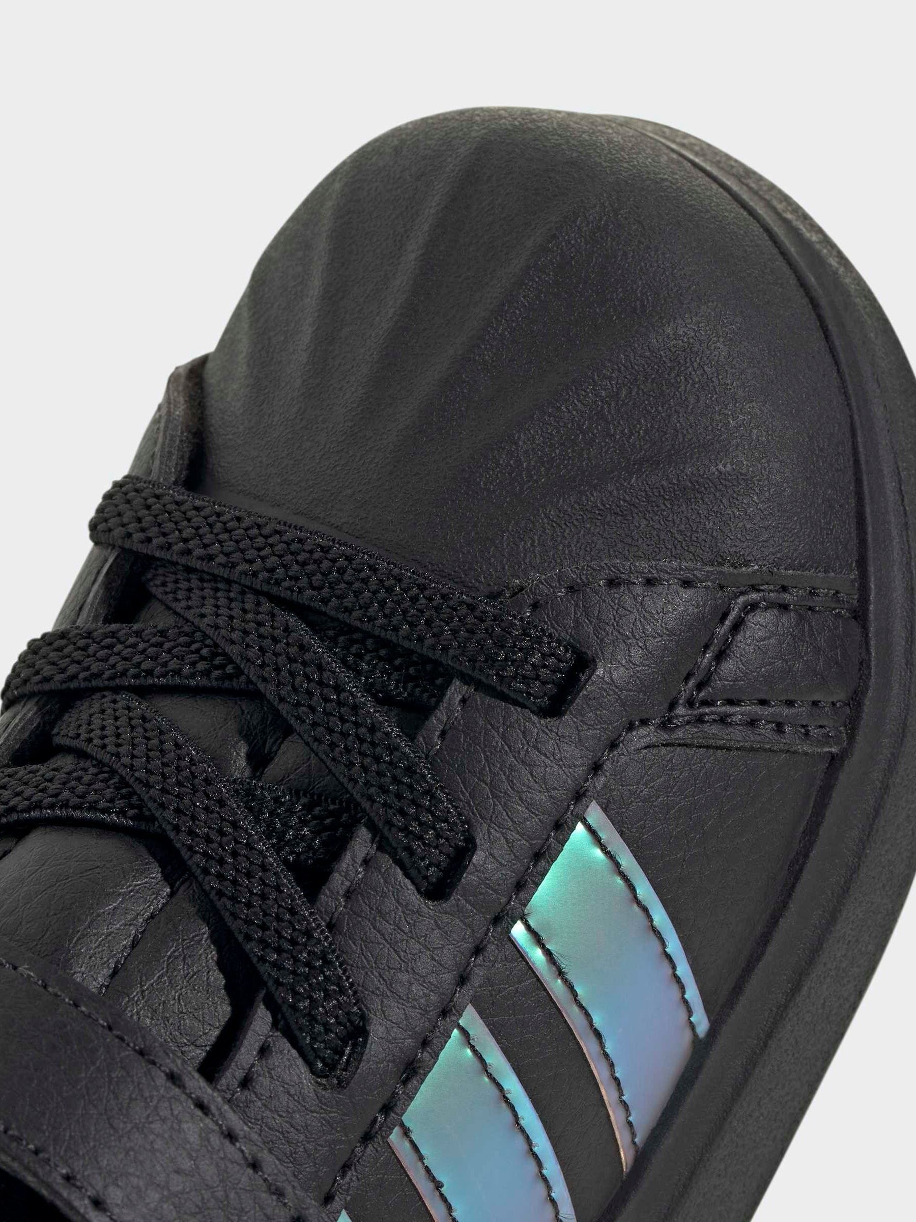 adidas Black Street Talk Infant Trainers